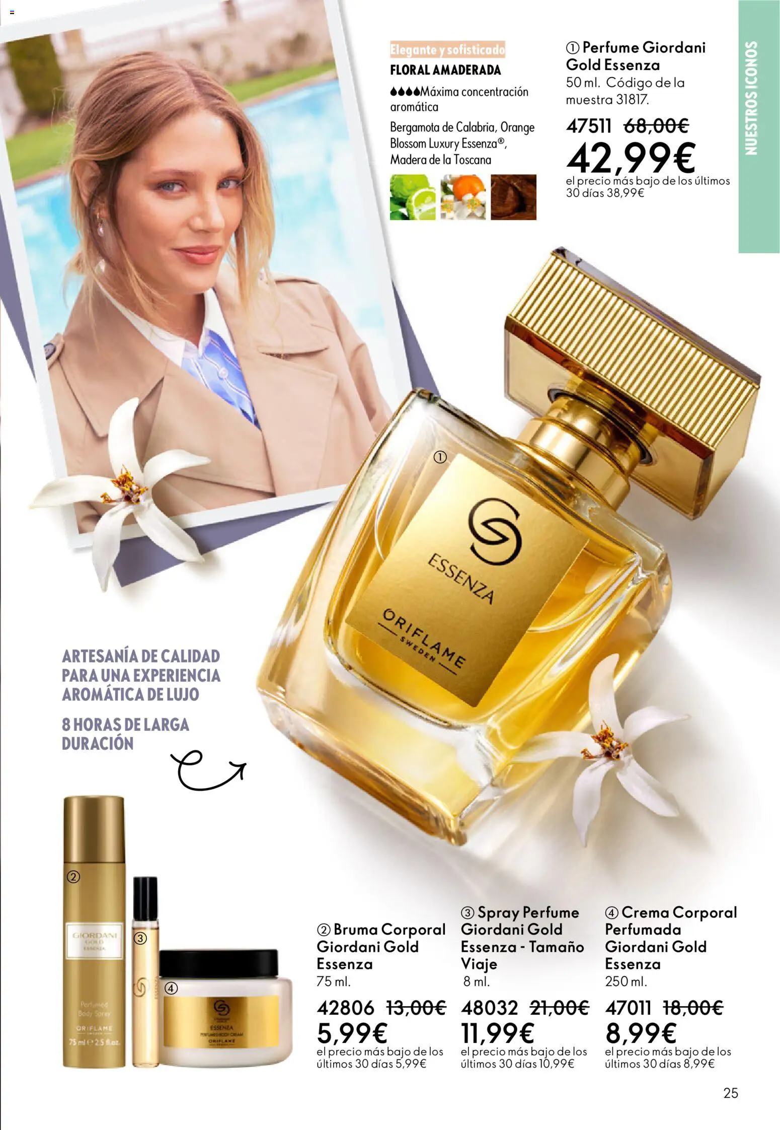 Oriflame - Catálogo Campaña 4 │ válido desde el 11.03.2026 | Página: 25 | Productos: Perfume, Crema, Body