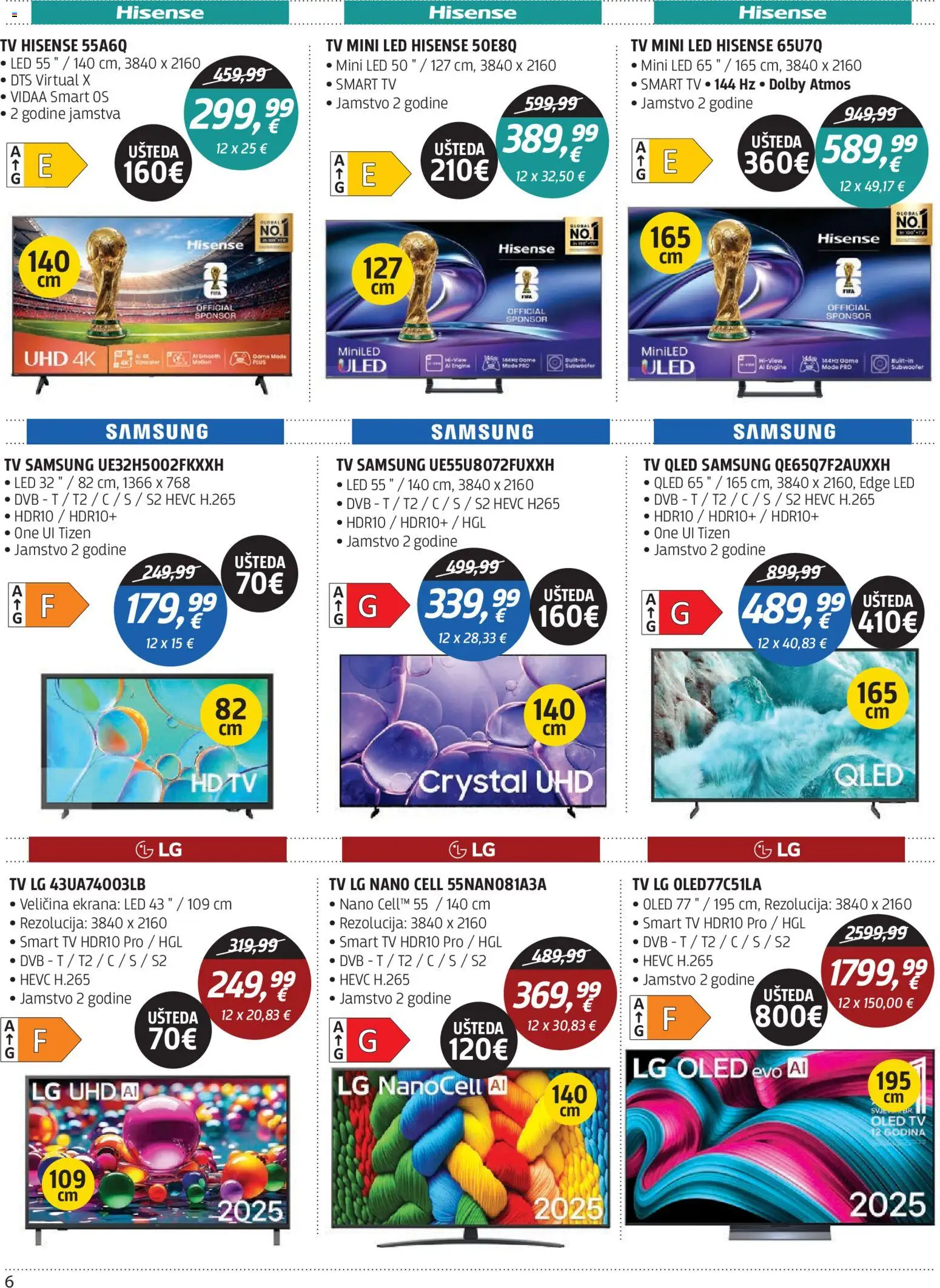 Centar Tehnike katalog | vrijedi od 04.05.2026 | Stranica: 6 | Proizvodi: Smart TV, Tv