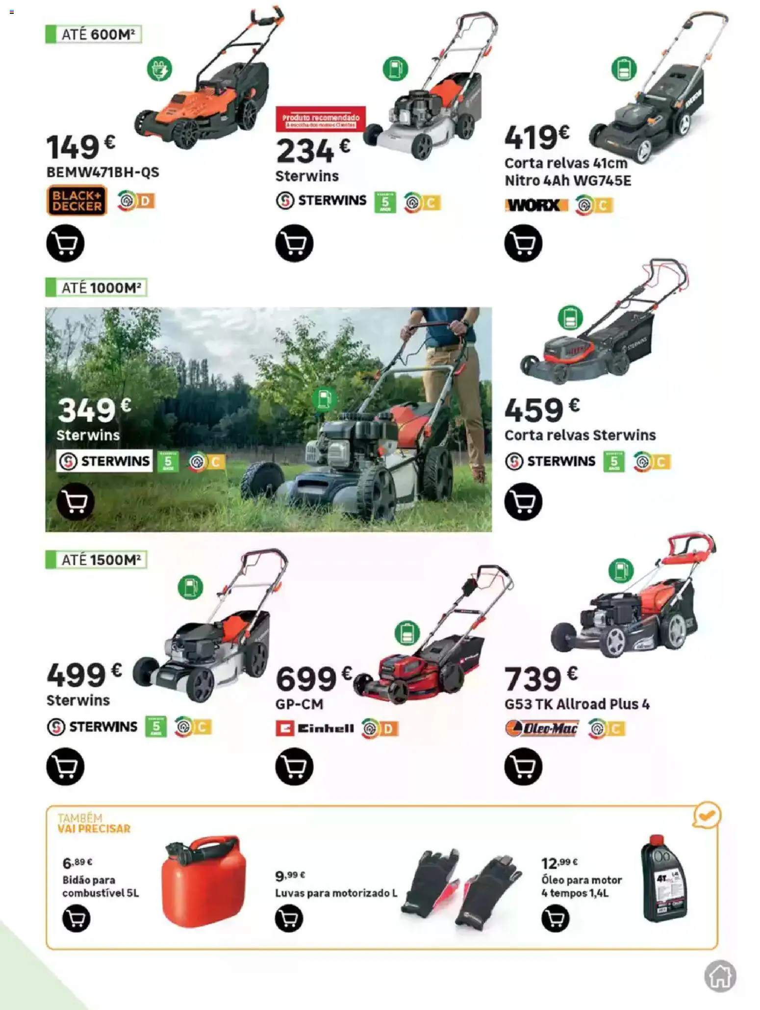 Leroy Merlin Catálogo Jardim │ válido de 12.03.2026 | Página: 89 | Produtos: Luvas, Óleo