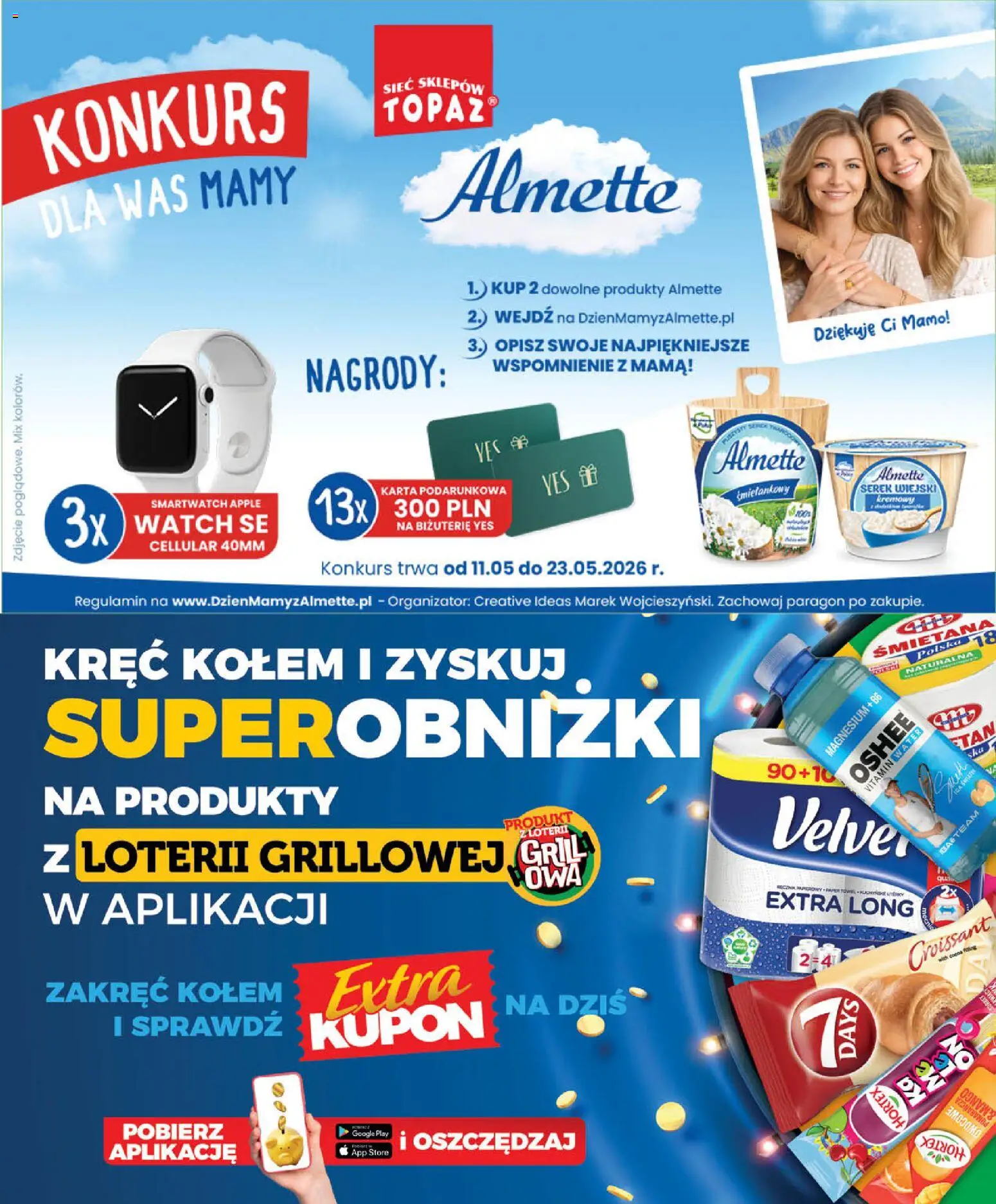 Topaz gazetka - MAZ od 21.05.2026 | Strona: 33 | Produkty: Karta, Serek, Grill, Śmietana