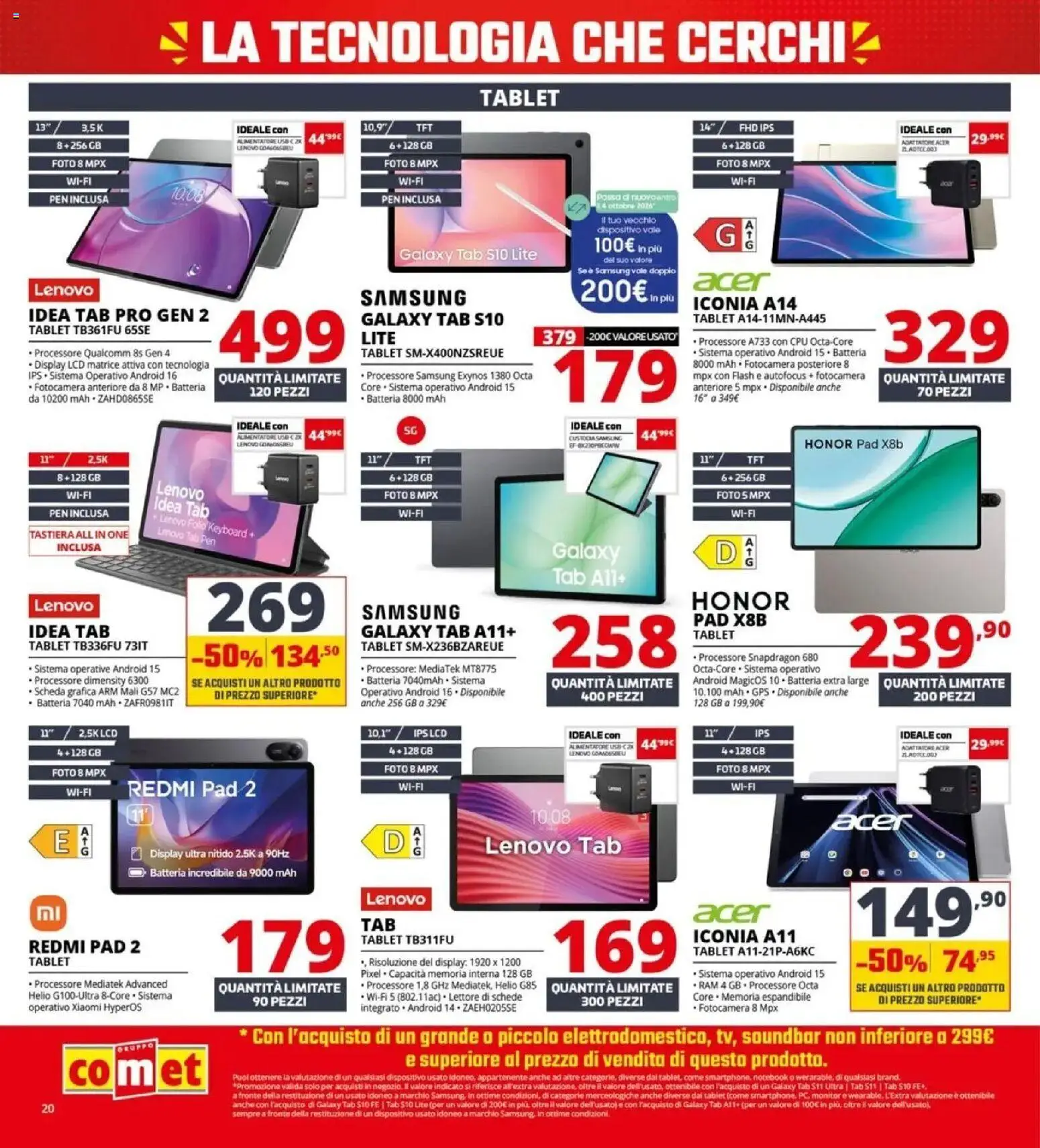 Nuovo Comet volantino dal 24/09/2026 > offerte anteprima 🛍️ | Pagina: 20 | Prodotti: Xiaomi, Monitor, Notebook, USB