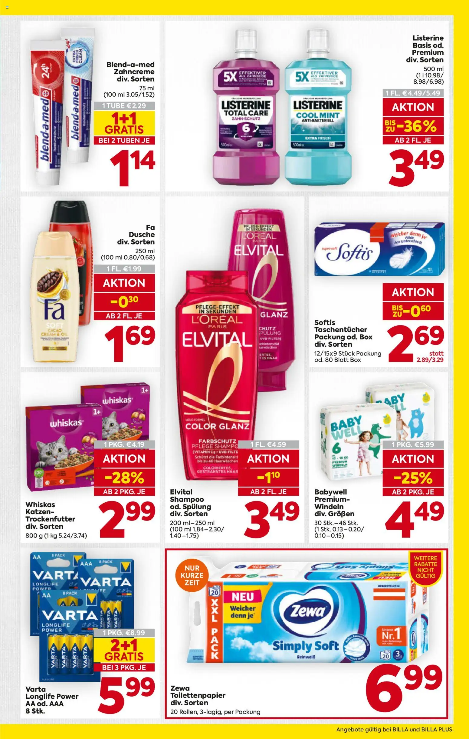 Billa AT akciós ujság - amely érvényes a következő dátumtól: 07.05.2026 | Oldal: 19 | Termékek: Whiskas