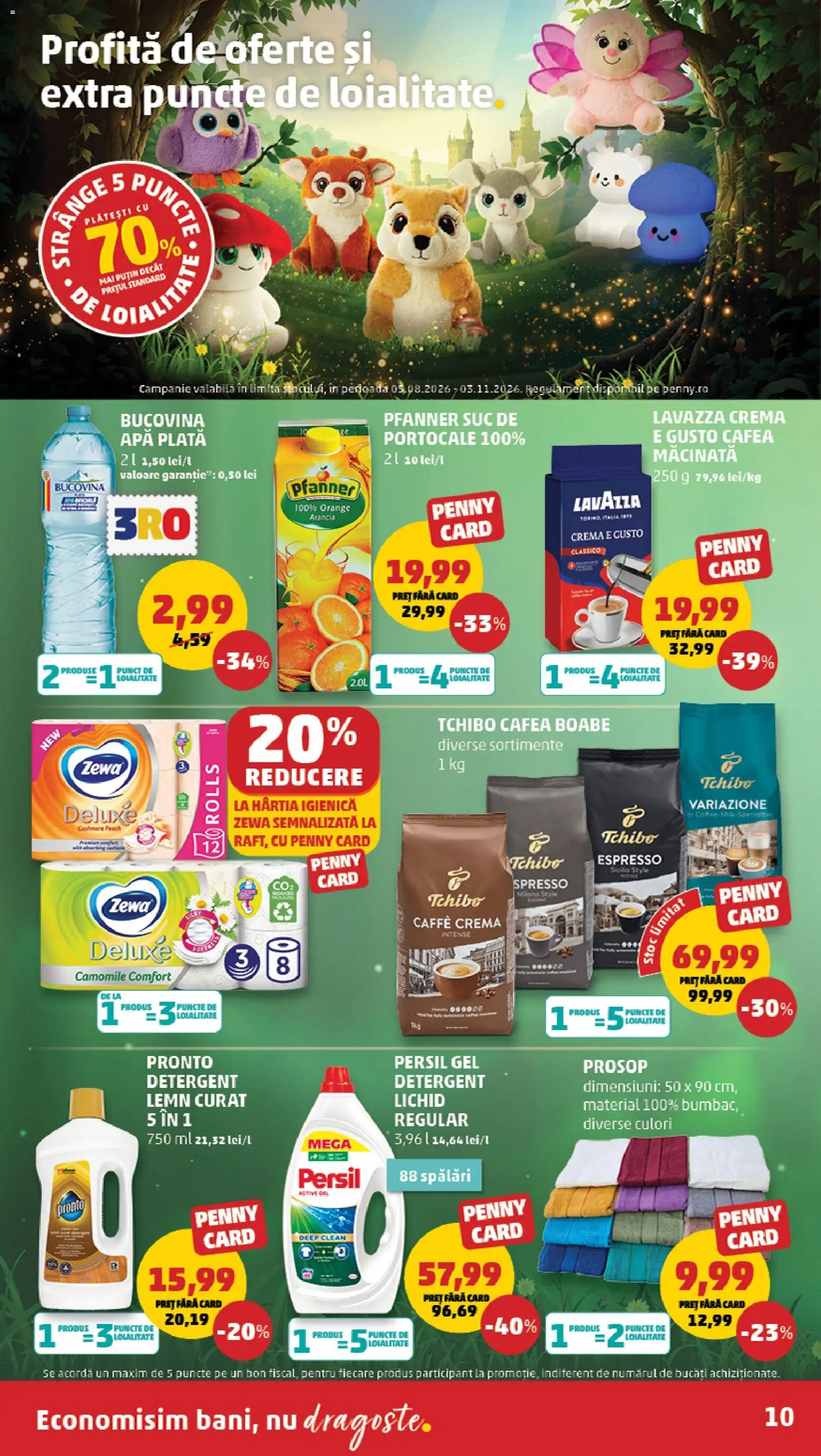 Noul catalog PENNY – valabil de la 23.09.2026 | Pagină: 10 | Produse: Clean, Cafea macinata, Cafea, Deluxe