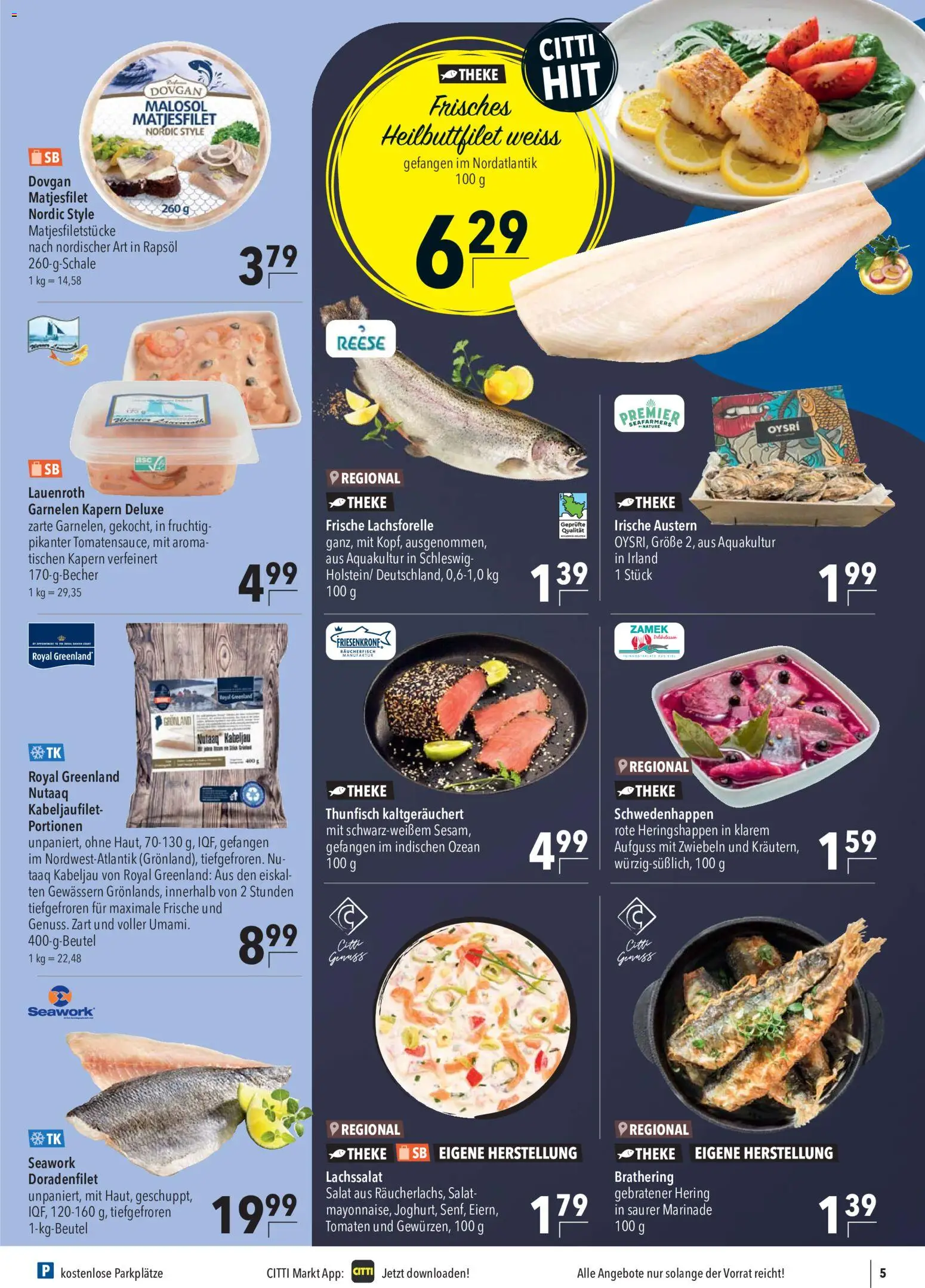 CITTI Markt Prospekt – gültig ab 19.08.2026 | Seite: 5 | Produkte: Hering, Rapsöl, Tomaten, Garnelen