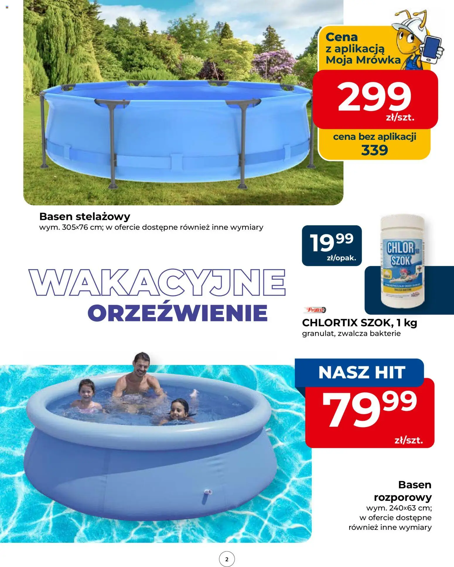 Mrówka gazetka od 03.06.2026 | Strona: 2 | Produkty: Basen