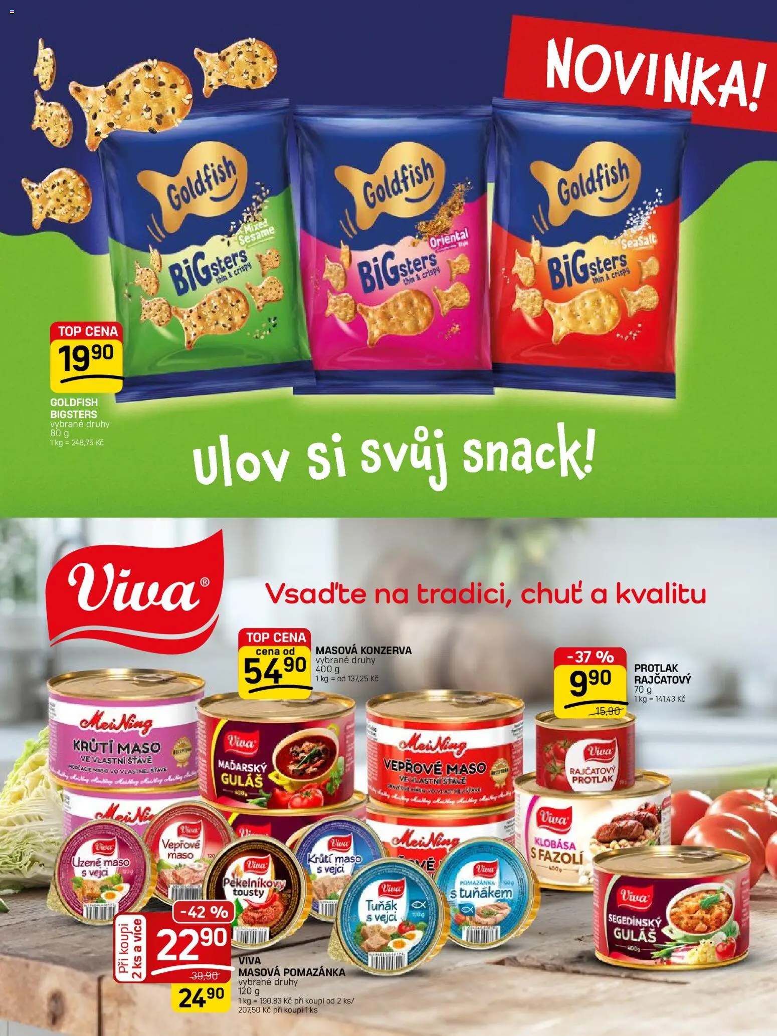 Flop leták - FlopTop od 08.07.2026 | Strana: 13 | Produkty: Tuňák, Uzené maso, Klobása, Krůtí maso