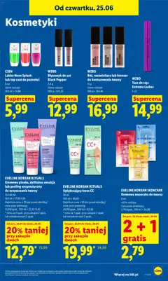 Náhled letáku Lidl Polsko leták od 25.06.2026 | Strana: 89 | Produkty: Vitamin c, Krém, Bronzer, Peeling