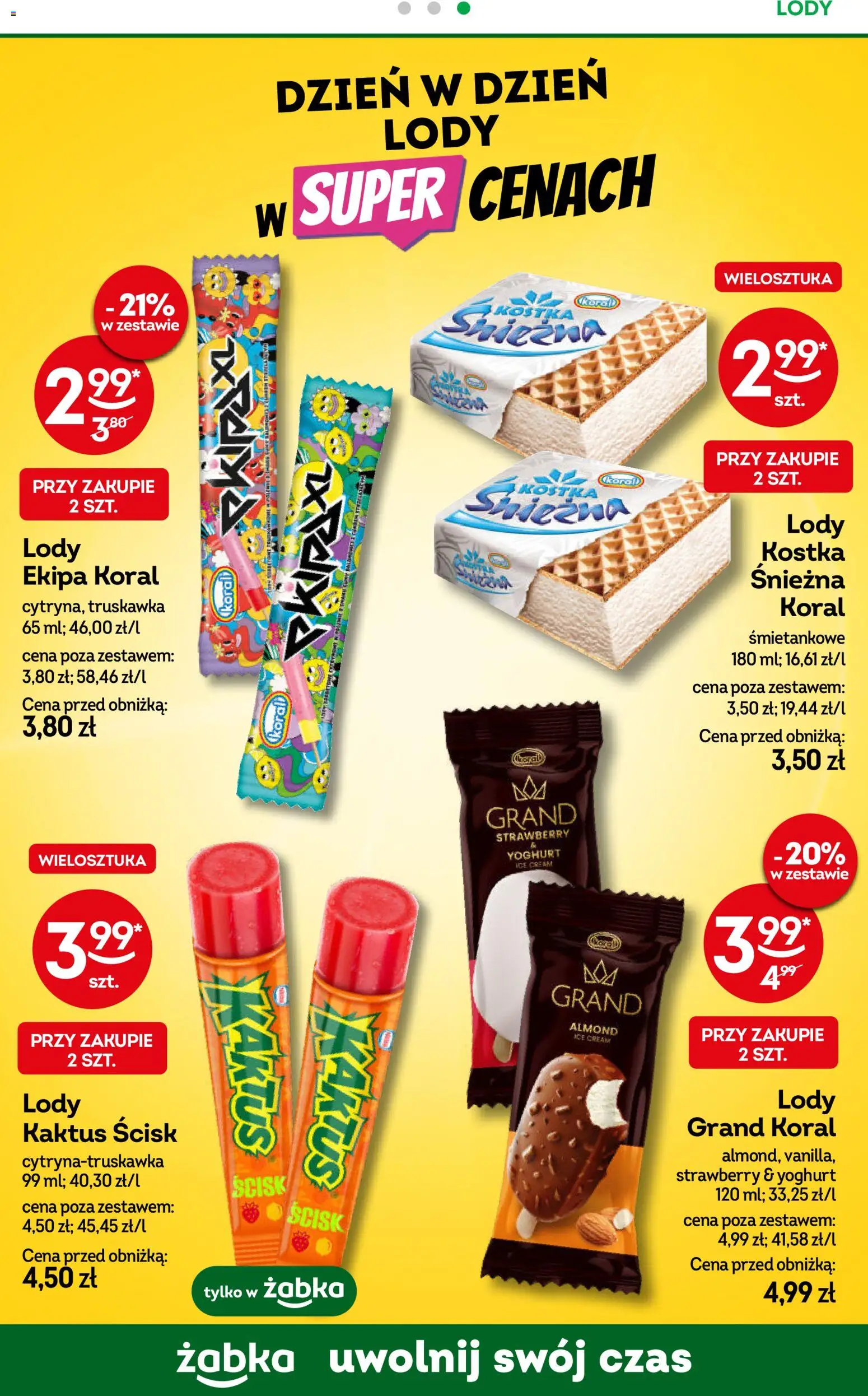 Żabka gazetka od 08.04.2026 | Strona: 76 | Produkty: Chusteczki higieniczne, Golarka, Dezodorant