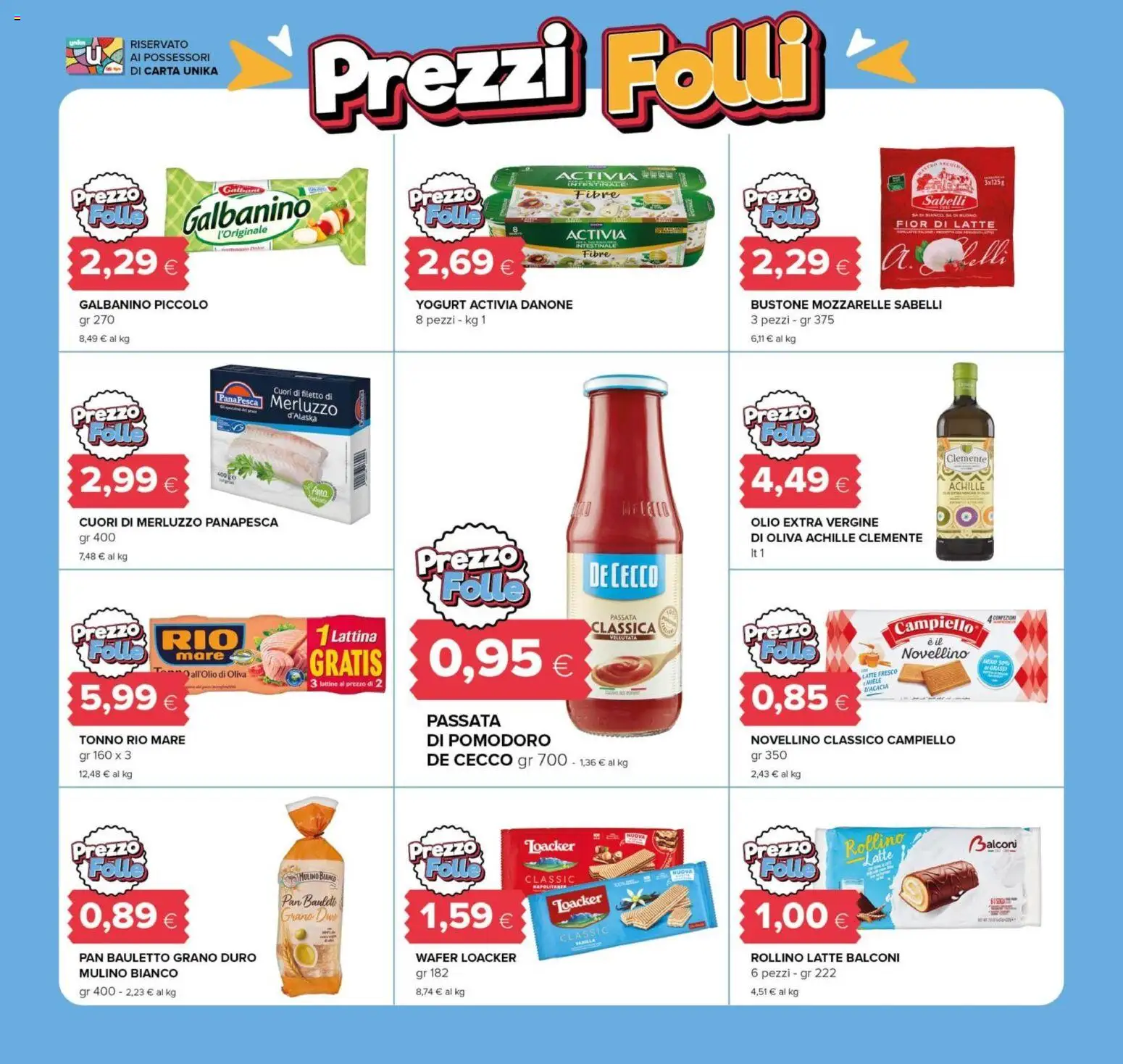 Volantino Oasi del 14/09/2026 | Pagina: 2 | Prodotti: Filetto, Pomodoro, Tonno, Miele