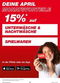 Kik Prospekt aktuell ab 27.04.2026 gültig | Seite: 9 | Produkte: Unterwäsche