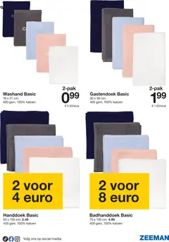Zeeman folder - Voorbeeld van een folder van Zeeman, geldig van 06.06.2026 | Pagina: 9 | Producten: Badhanddoek, Handdoek