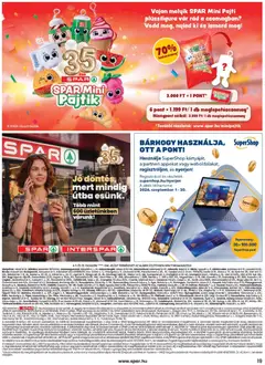 Spar akciós újság - amely érvényes a következő dátumtól: 2026.09.17. | Oldal: 19