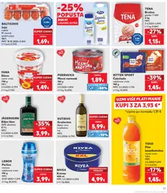 RITTER SPORT Čokolada, odabrane vrste 100 g - Pregled kataloga iz trgovine Kaufland, vrijedi od 03.06.2026 | Stranica: 31