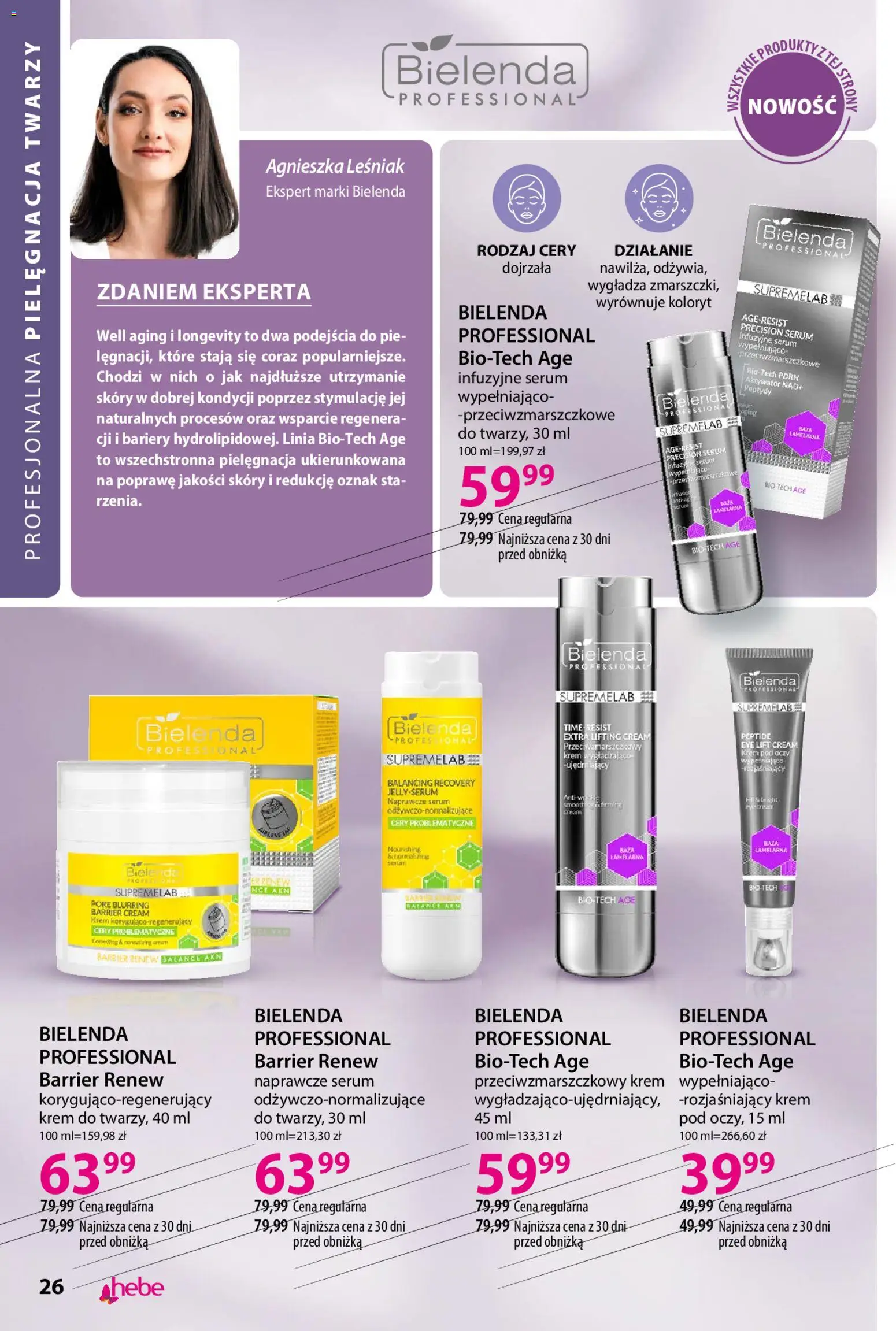 Hebe gazetka - Katalog od 04.08.2026 | Strona: 26 | Produkty: Krem