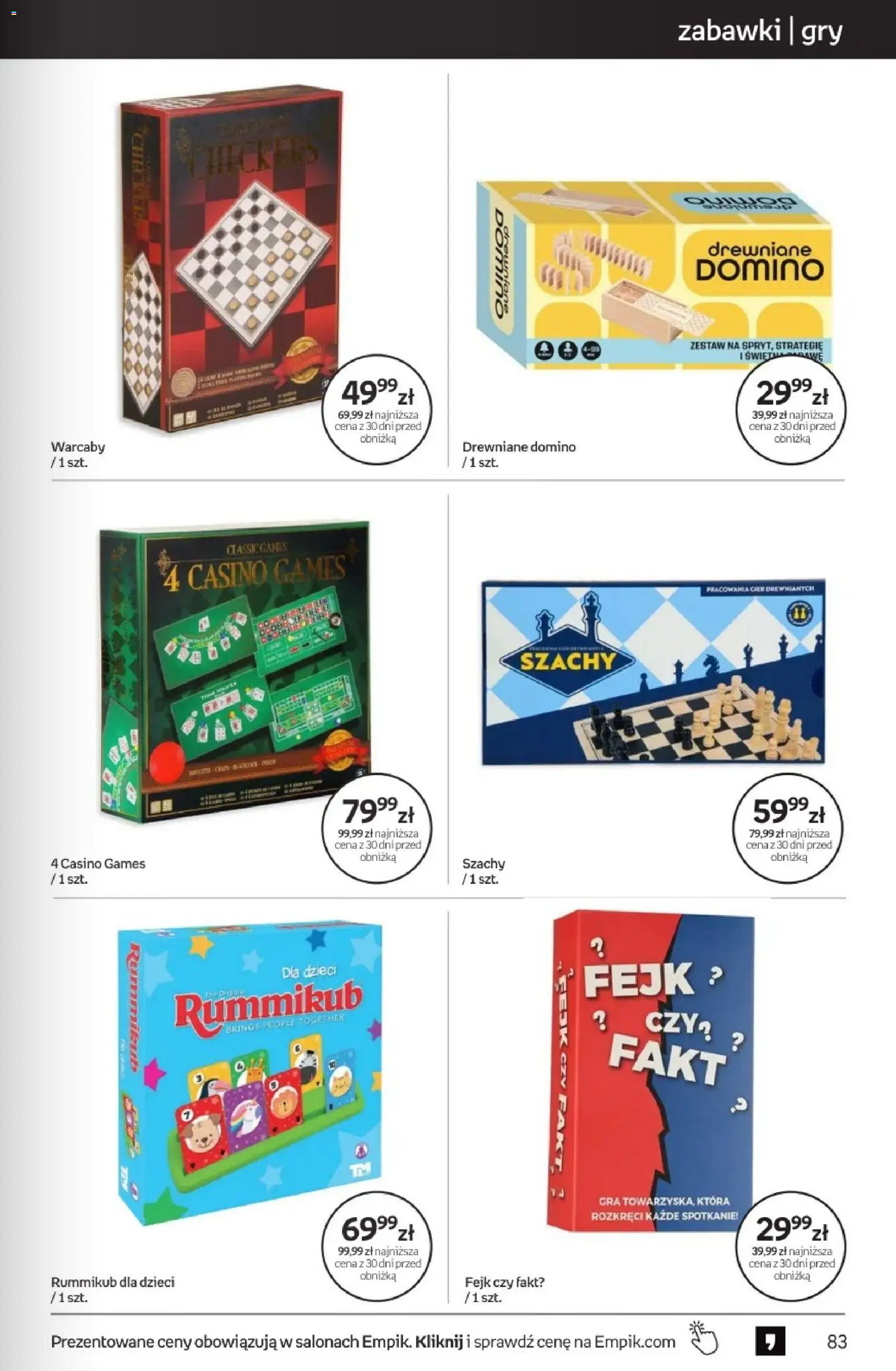 Empik promocje - Tom kultury Zabawki od 09.08.2026 | Strona: 11 | Produkty: Zabawki, Gra, Gry