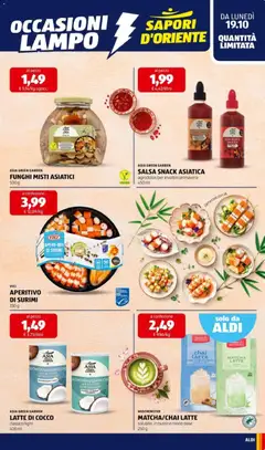 Anteprima del volantino Aldi volantino valido a partire dal 19/10/2026 | Pagina: 19 | Prodotti: Vegan, Latte di cocco, Funghi, Cocco