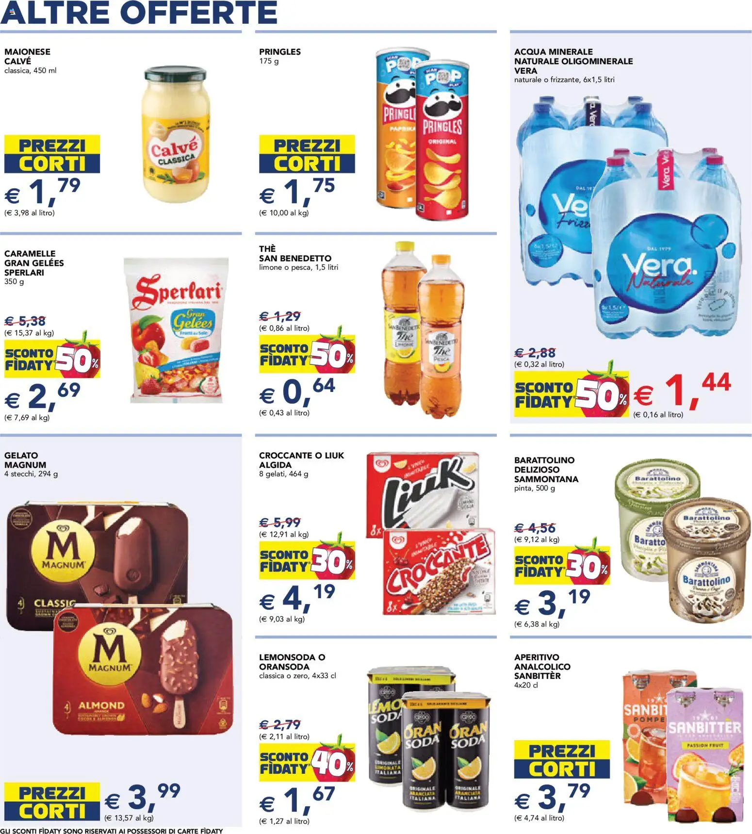 Volantino Esselunga S del 07.05.2026 | Pagina: 9 | Prodotti: Caramelle, Maionese, Limone, Acqua minerale