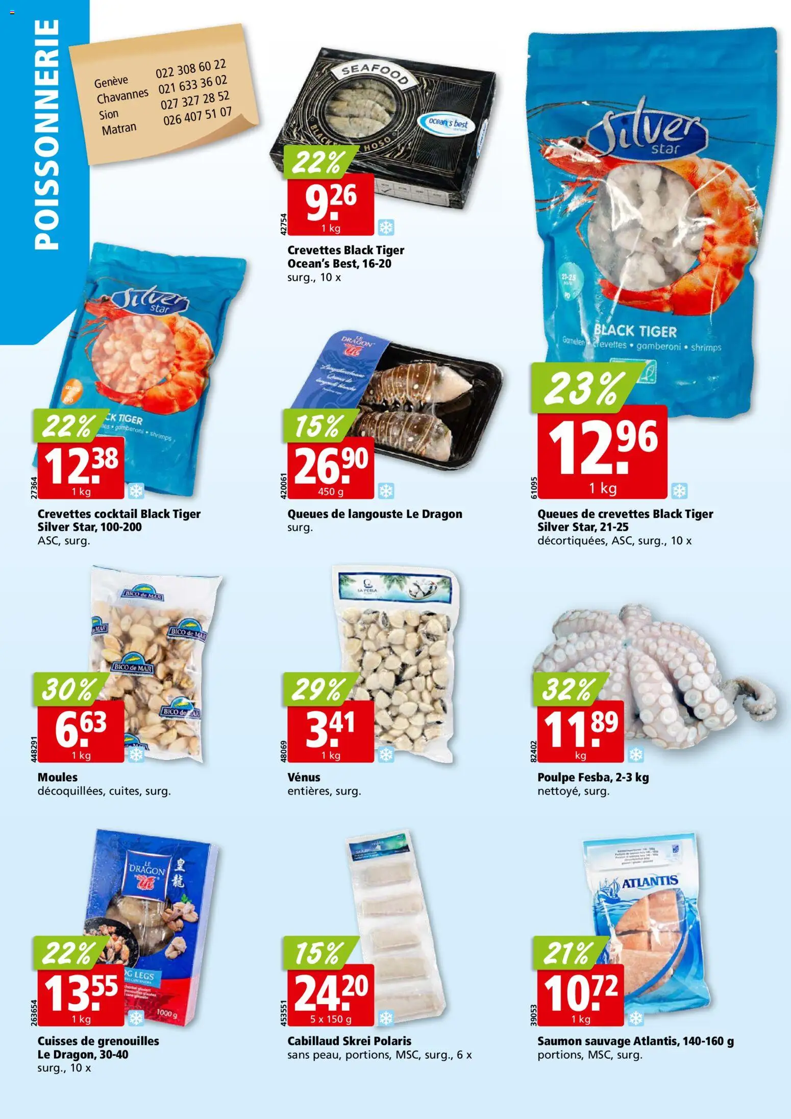 Aligro aktionen Chavannes, Matran, Genève, Sion – gültig ab 27.07.2026 | Seite: 4 | Produkte: Garnelen