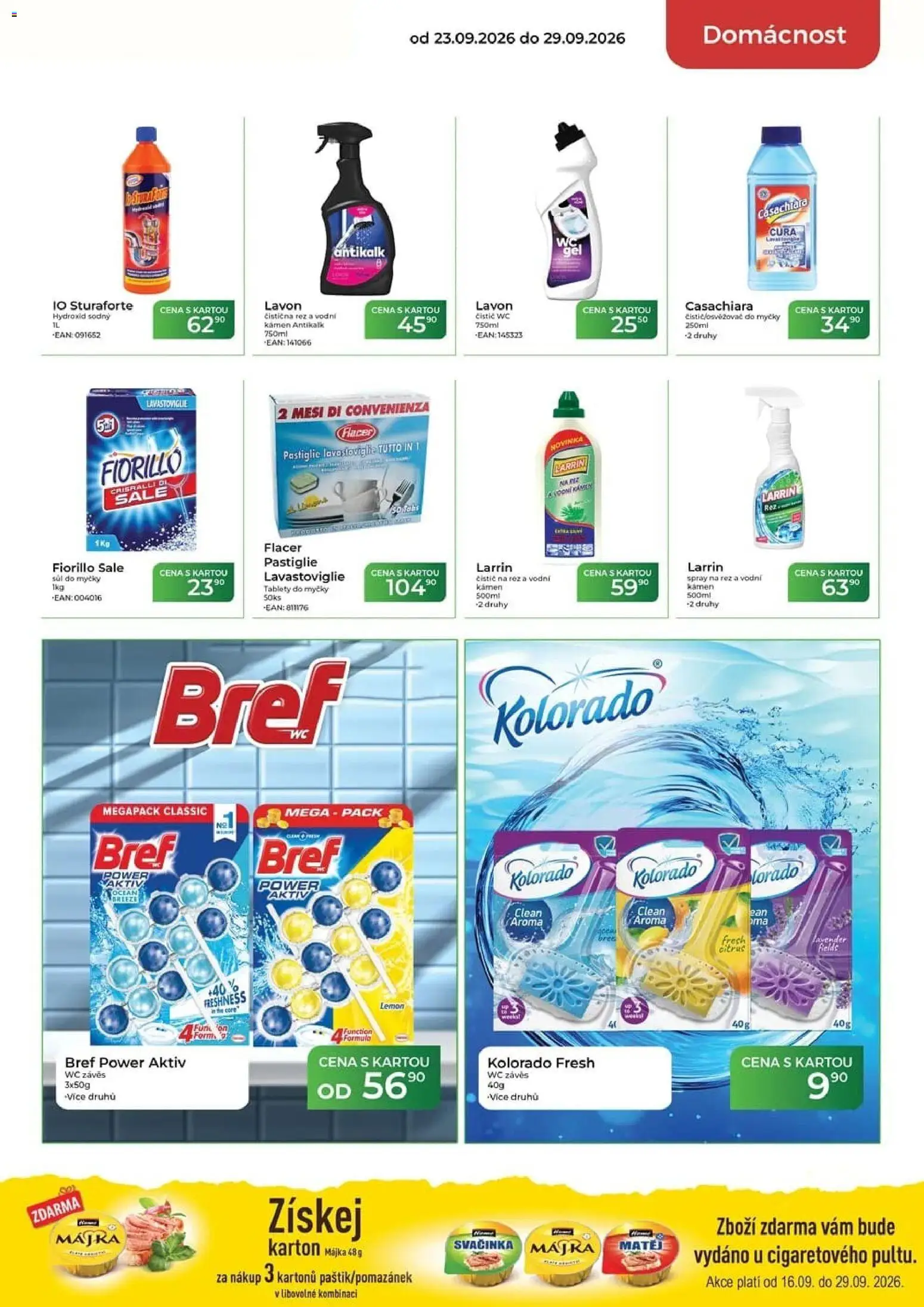 Tamda Foods leták od 23.09.2026 | Strana: 51 | Produkty: Závěs, Sůl do myčky, Hydroxid sodný, Wc