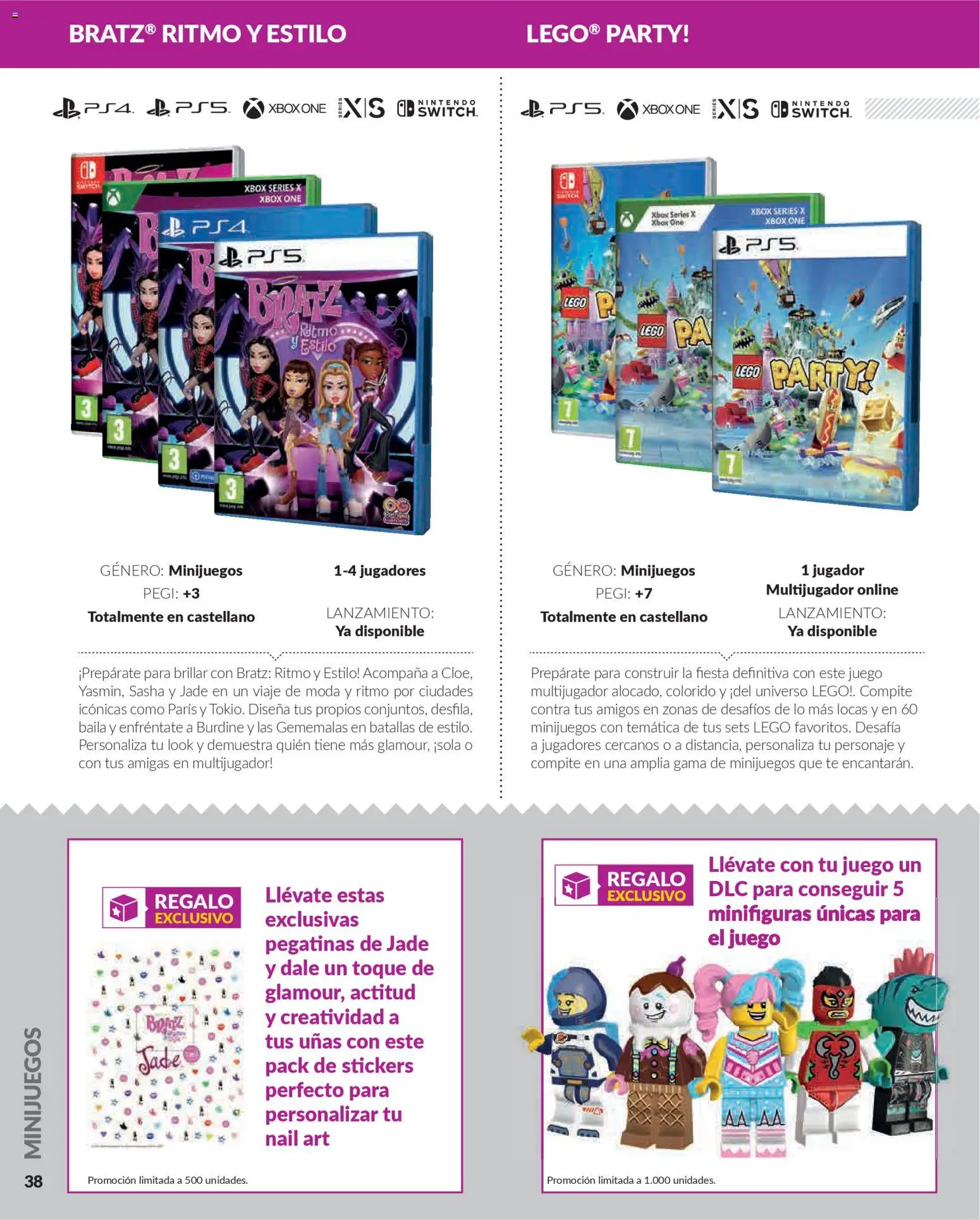 Game folleto │ válido desde el 03/12/2025 | Página: 38 | Productos: LEGO, Té, Jugador, Xbox