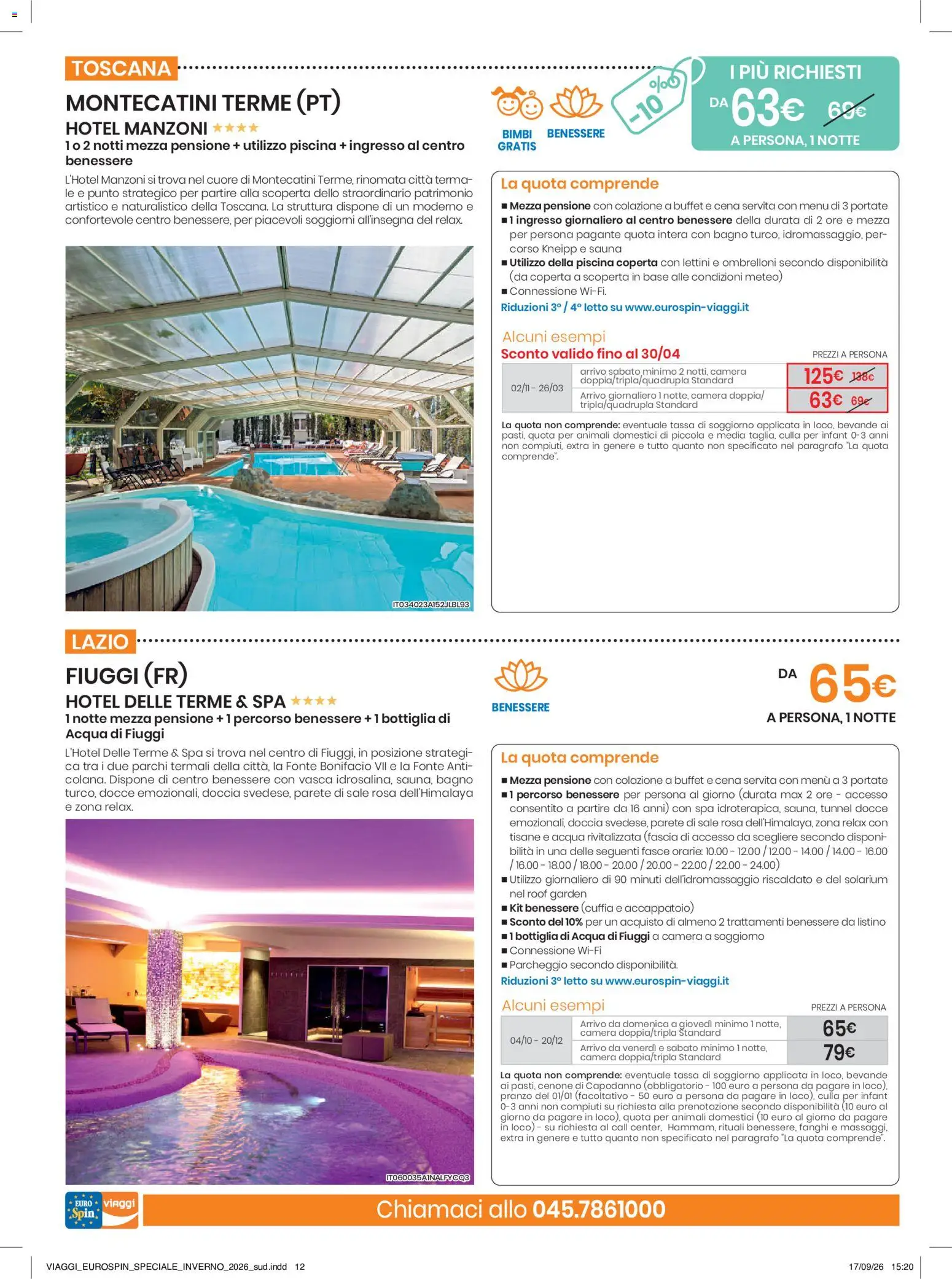 Volantino Eurospin del 17/09/2026 | Pagina: 12 | Prodotti: Acqua, Culla, Letto, Doccia