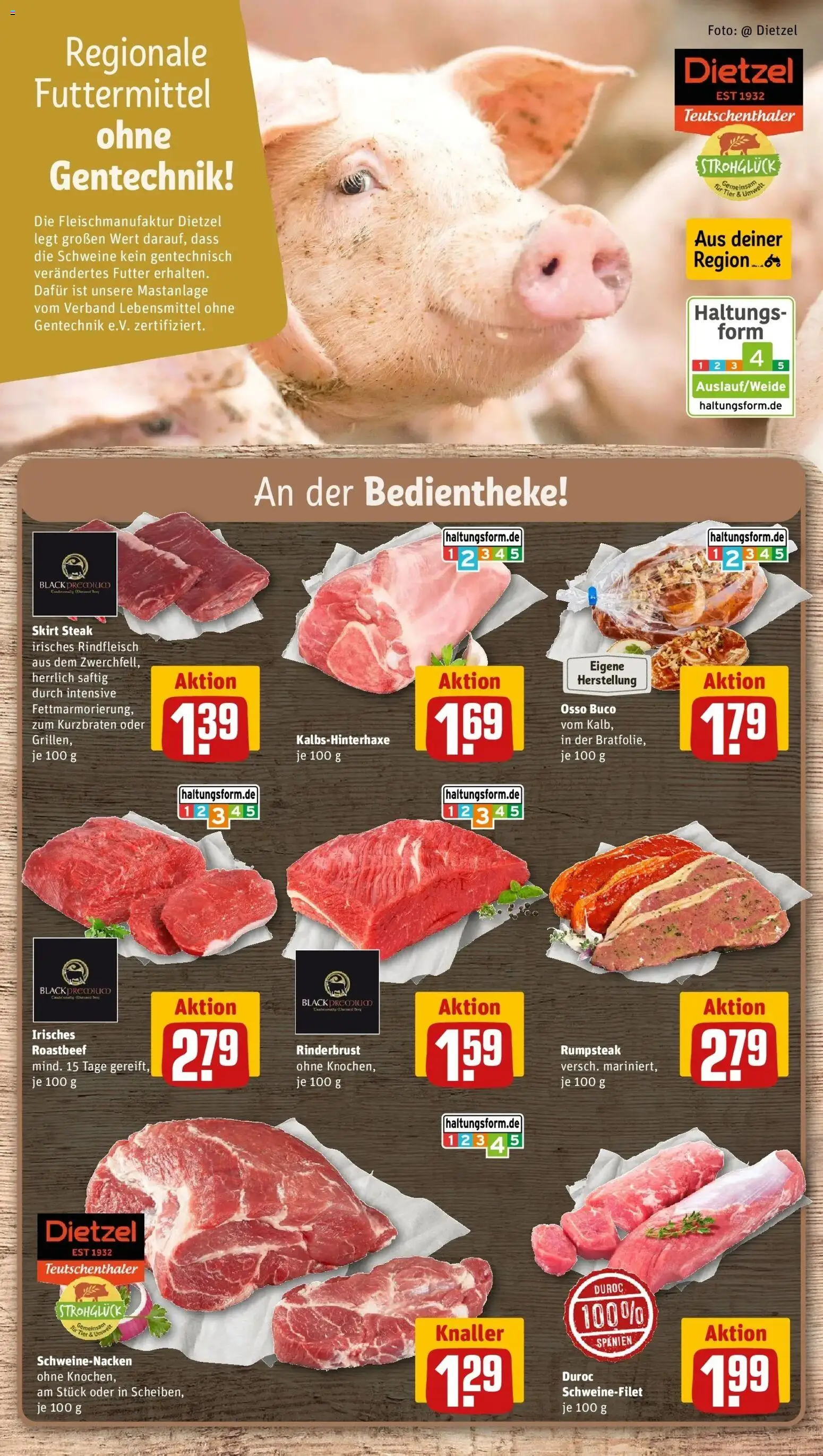 REWE Prospekt ab 10.08.2026 zum Blättern » Angebote | Seite: 6 | Produkte: Rumpsteak, Schweinenacken, Roastbeef, Schweinefilet