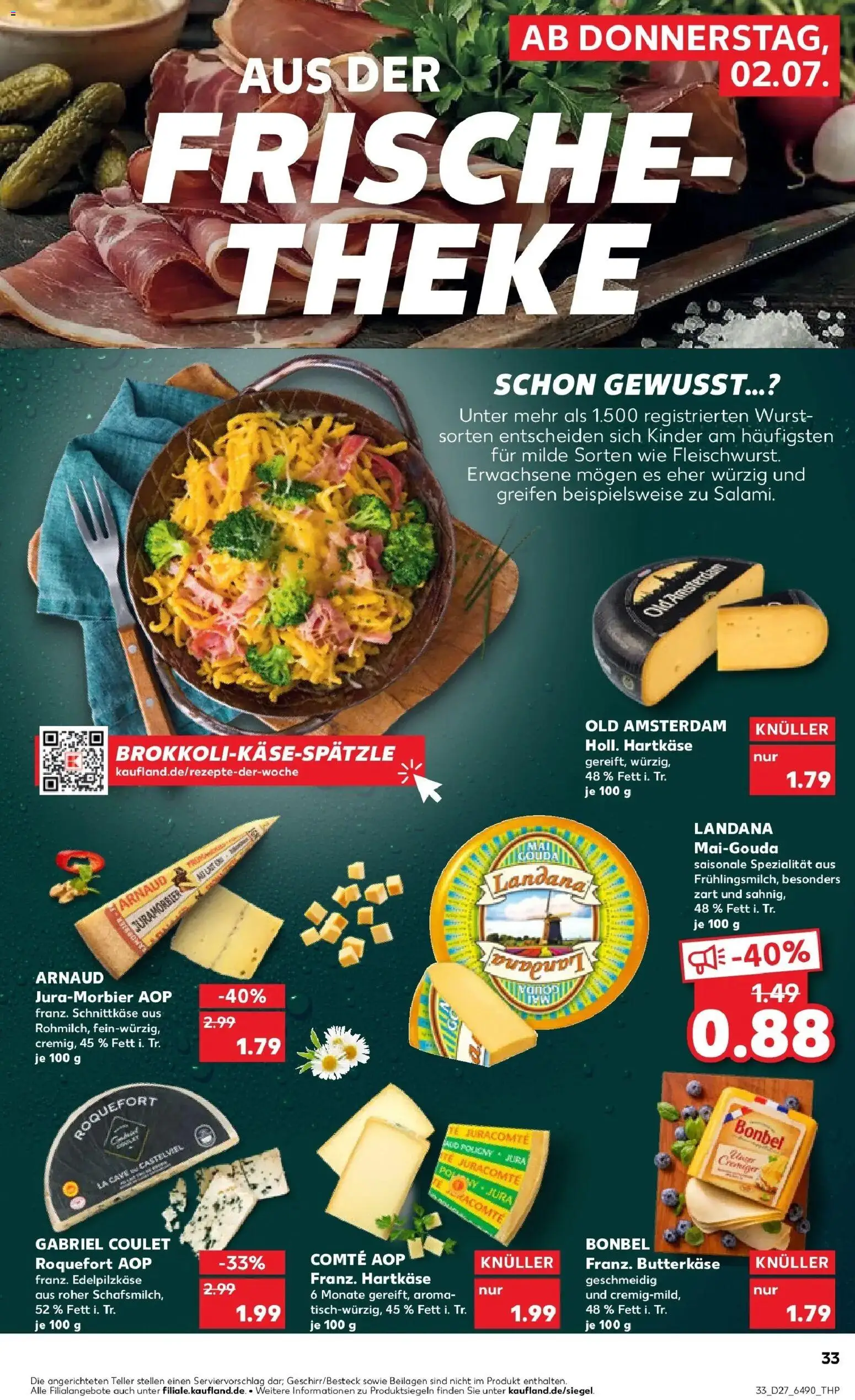 Kaufland Prospekt Frankfurt (Oder) – gültig ab 29.06.2026 | Seite: 44 | Produkte: Jura, Theke, Gouda, Wurst