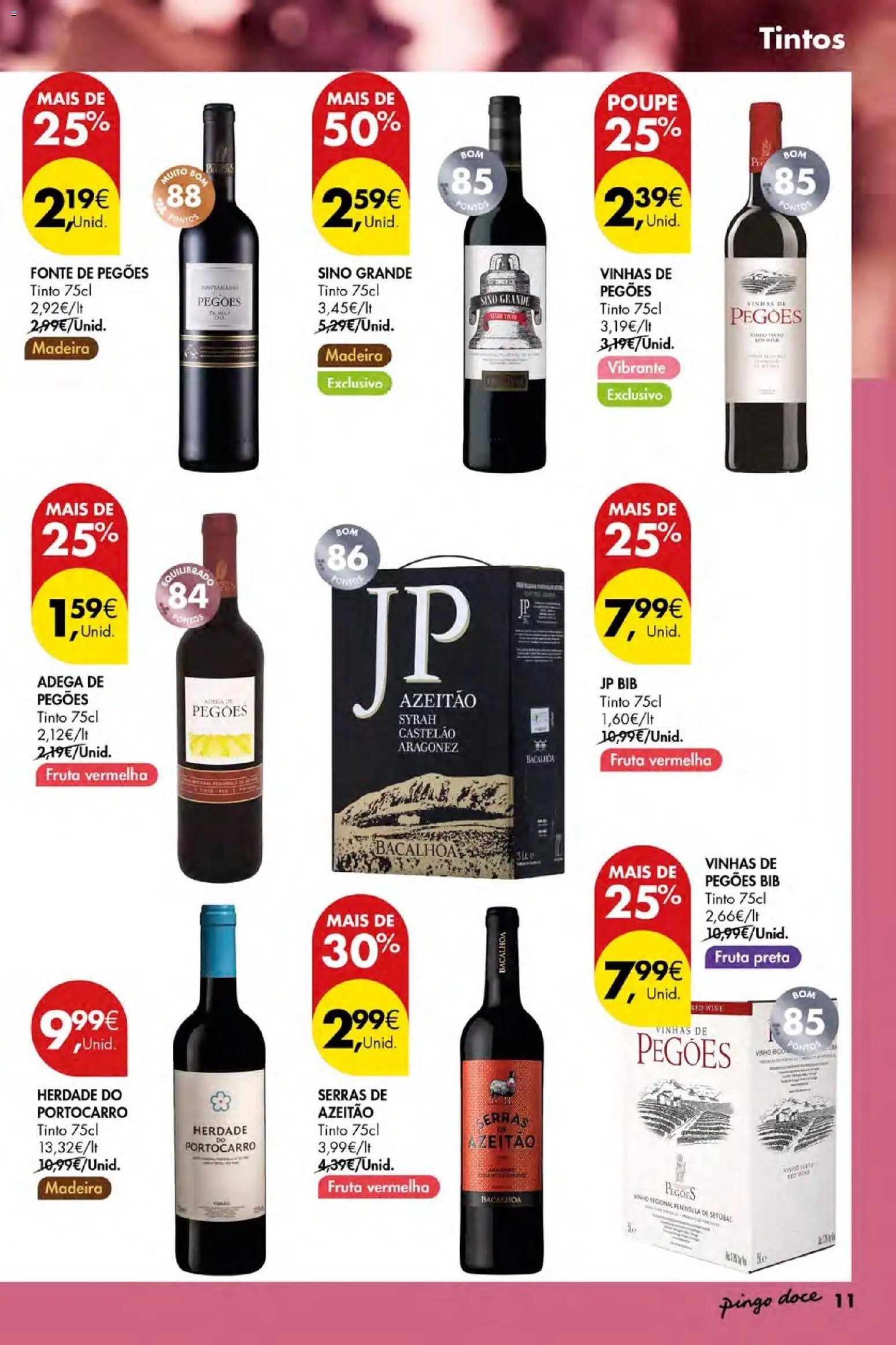 Pingo Doce Vinhos de Setúbal Açores │ válido de 07.05.2026 | Página: 11 | Produtos: Bacon, Vinho