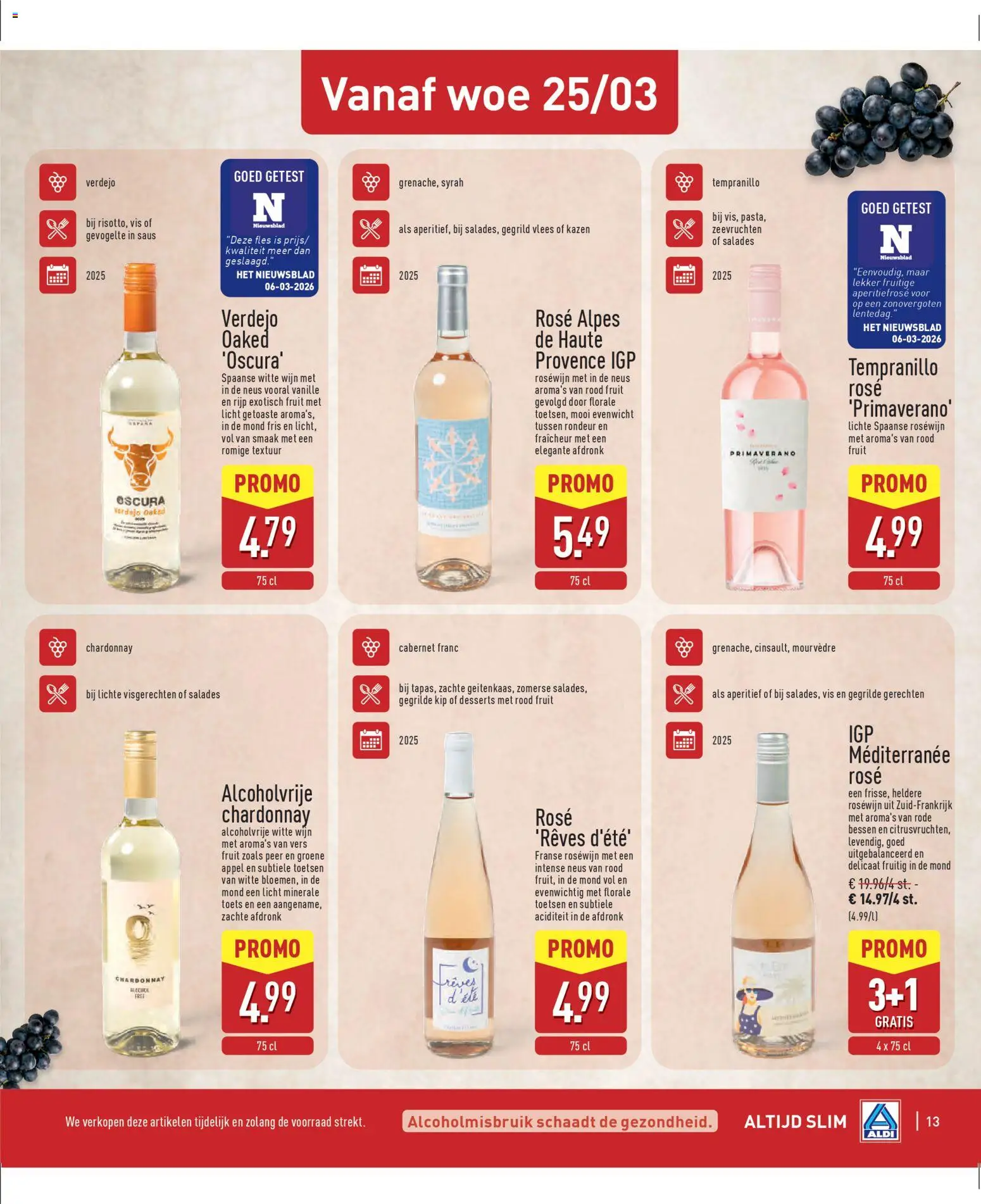 {H1} | Pagina: 13 | Producten: Wijn, Pulykaszárny, Salades, Fruit