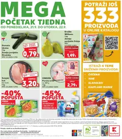 Kruška Williams, 1 kg, Zemlja porijekla Srbija - Pregled kataloga iz trgovine Kaufland, vrijedi od 16.09.2026 | Stranica: 40