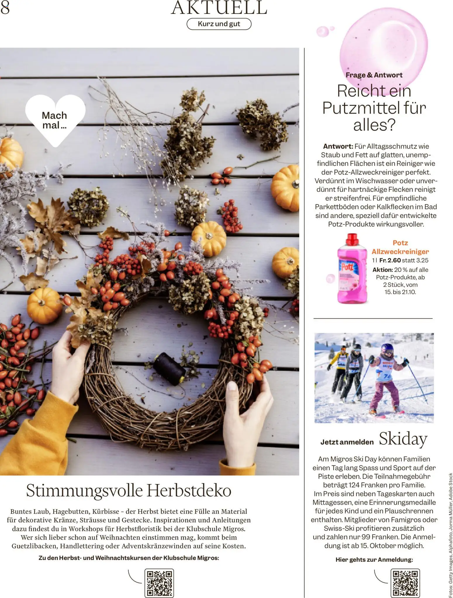 Migros aktionen Magazine – gültig ab 14.10.2026 | Seite: 8