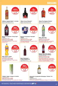 Monoprix - Prévisualisation de Monoprix catalogue valide à partir de 02.06.2026 | Page: 27 | Produits: Matcha, Mangue, Red bull, Thé