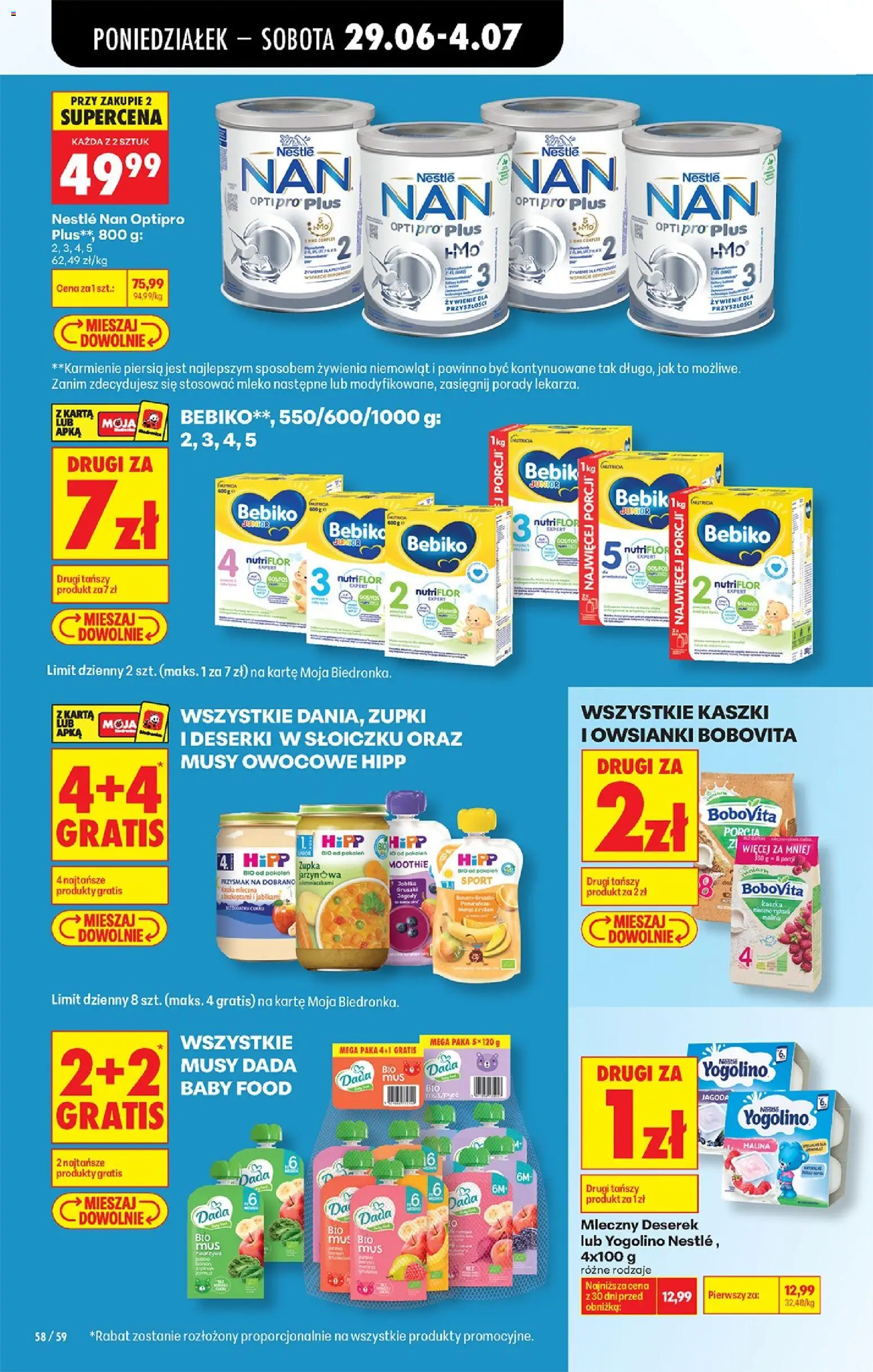 Biedronka gazetka od poniedziałku od 29.06.2026 | Strona: 72 | Produkty: Karta, Jagody, Malina, Kaczka