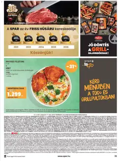 Spar akciós újság - amely érvényes a következő dátumtól: 2026.07.16. | Oldal: 19