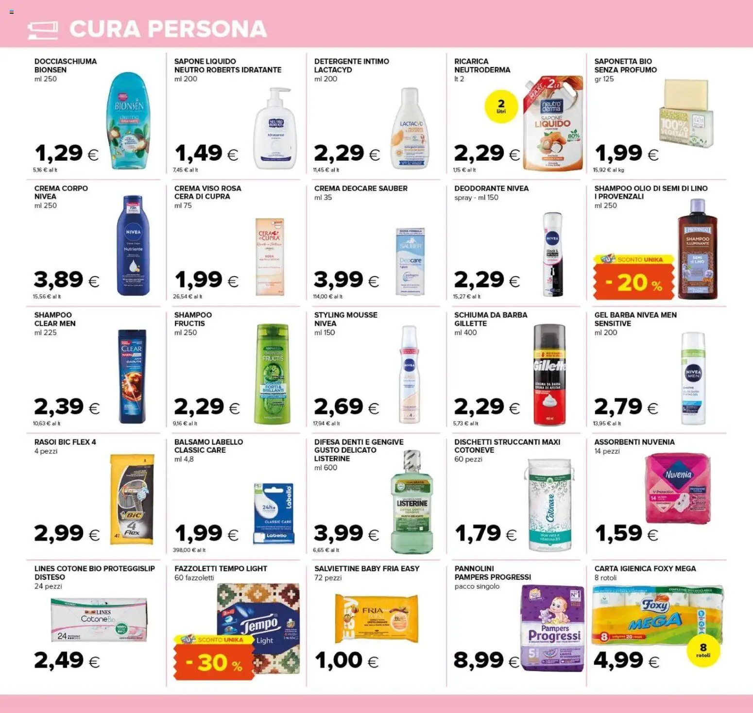 Volantino Tigre del 22/10/2026 | Pagina: 28 | Prodotti: Illuminante, Balsamo, Crema viso, Saponetta