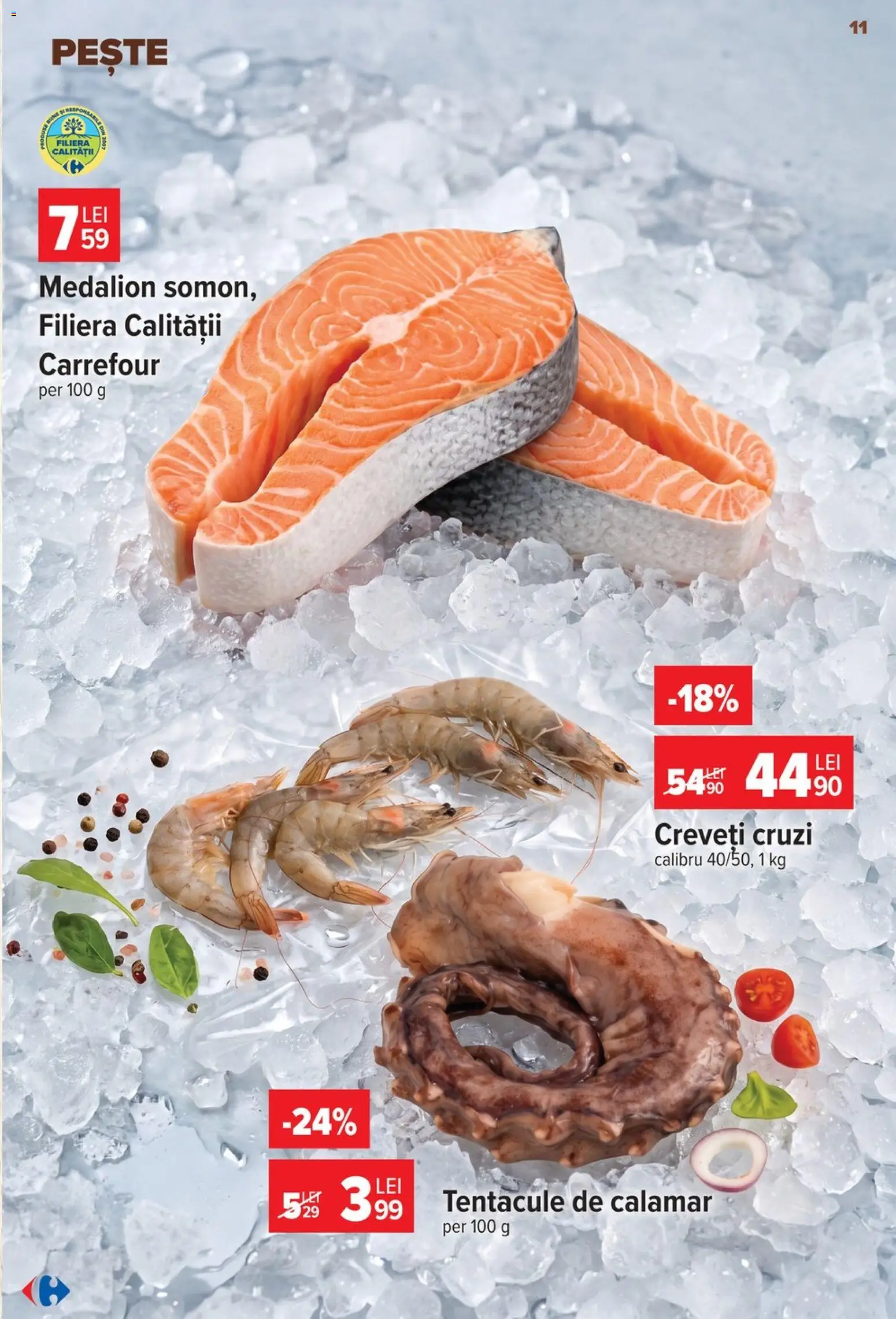 Noul catalog Carrefour – valabil de la 17.06.2026 | Pagină: 10 | Produse: Pește