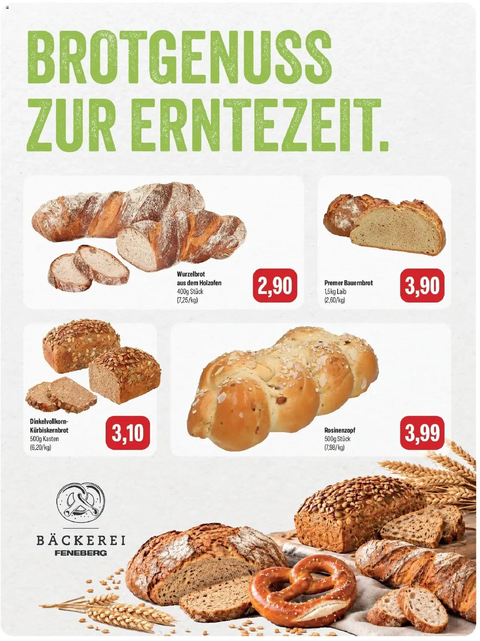 Feneberg Aktuelle Angebote (ab 28.09.2026) zum Blättern | Seite: 4 | Produkte: Bäckerei