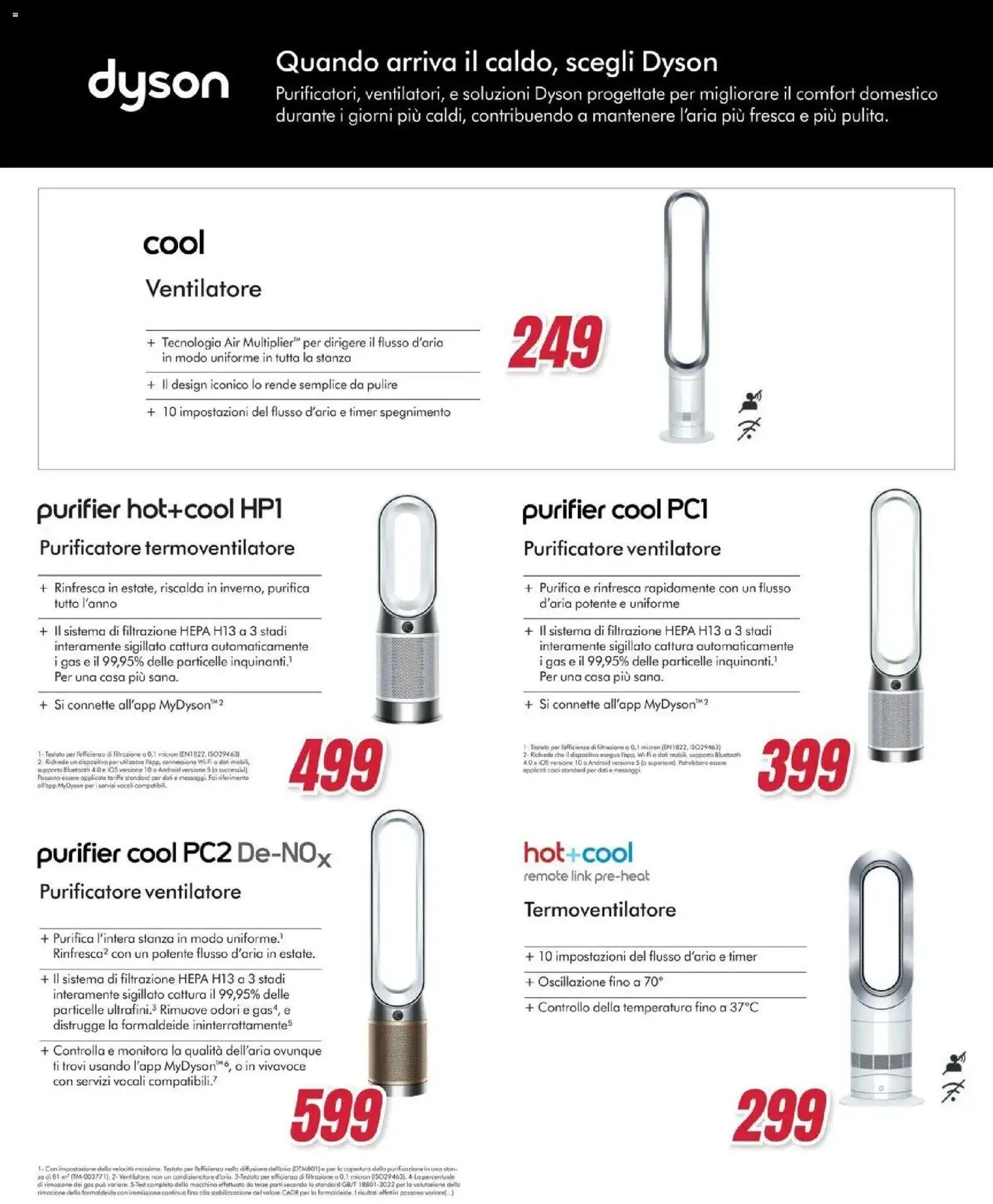 Volantino Trony del 11.06.2026 | Pagina: 24 | Prodotti: Ventilatore, Condizionatore, Dyson