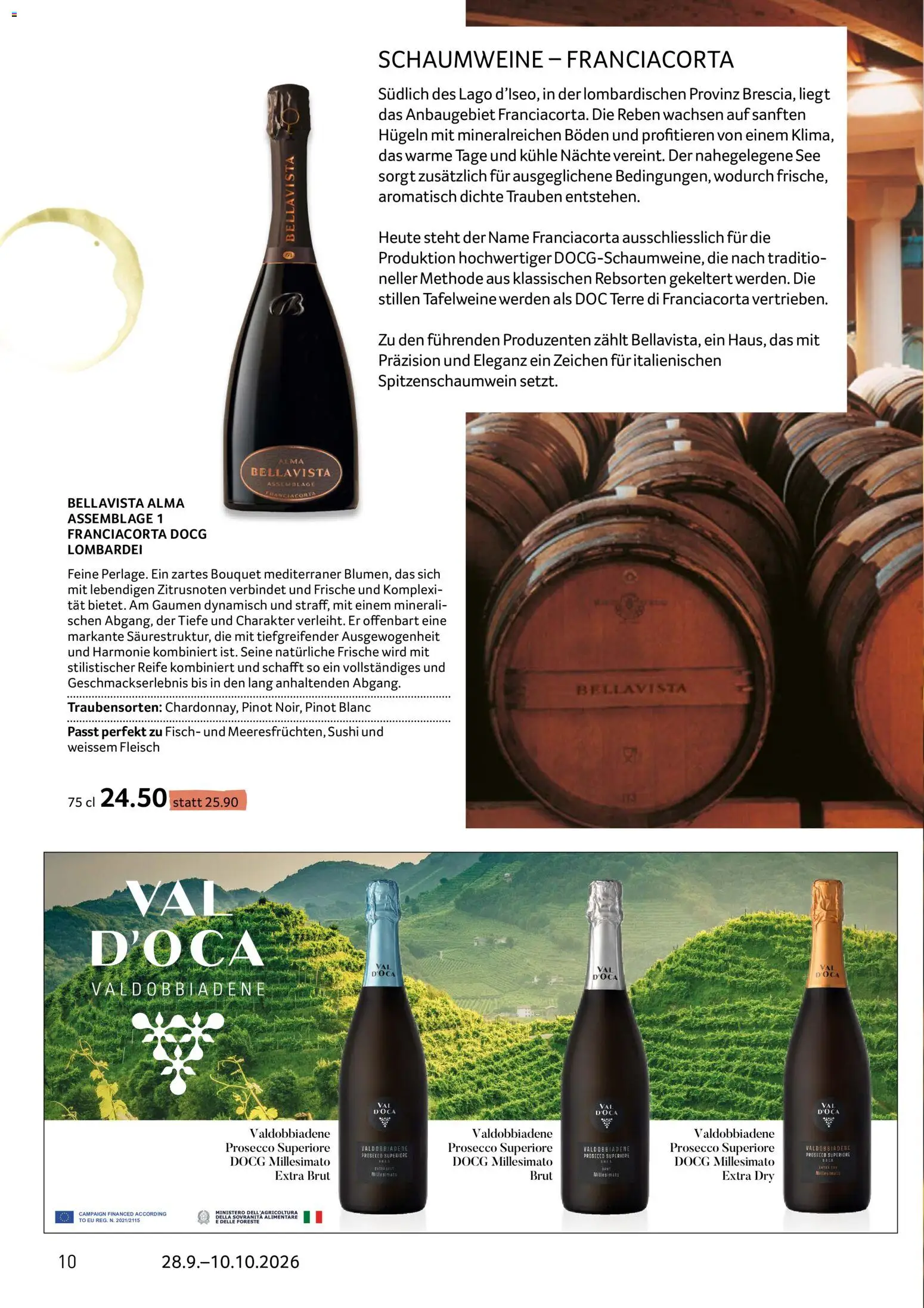 Prodega aktionen Enoteca – gültig ab 28.09.2026 | Seite: 10 | Produkte: Prosecco, Fisch