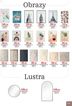 Pogląd oferty "Bodzio Katalog" - ważna od 01.08.2026 | Strona: 213 | Produkty: Lustro, Kwiaty