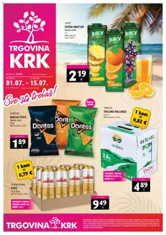 Trgovina Krk Katalog - Pregled kataloga iz trgovine Trgovina Krk, vrijedi od 01.07.2026