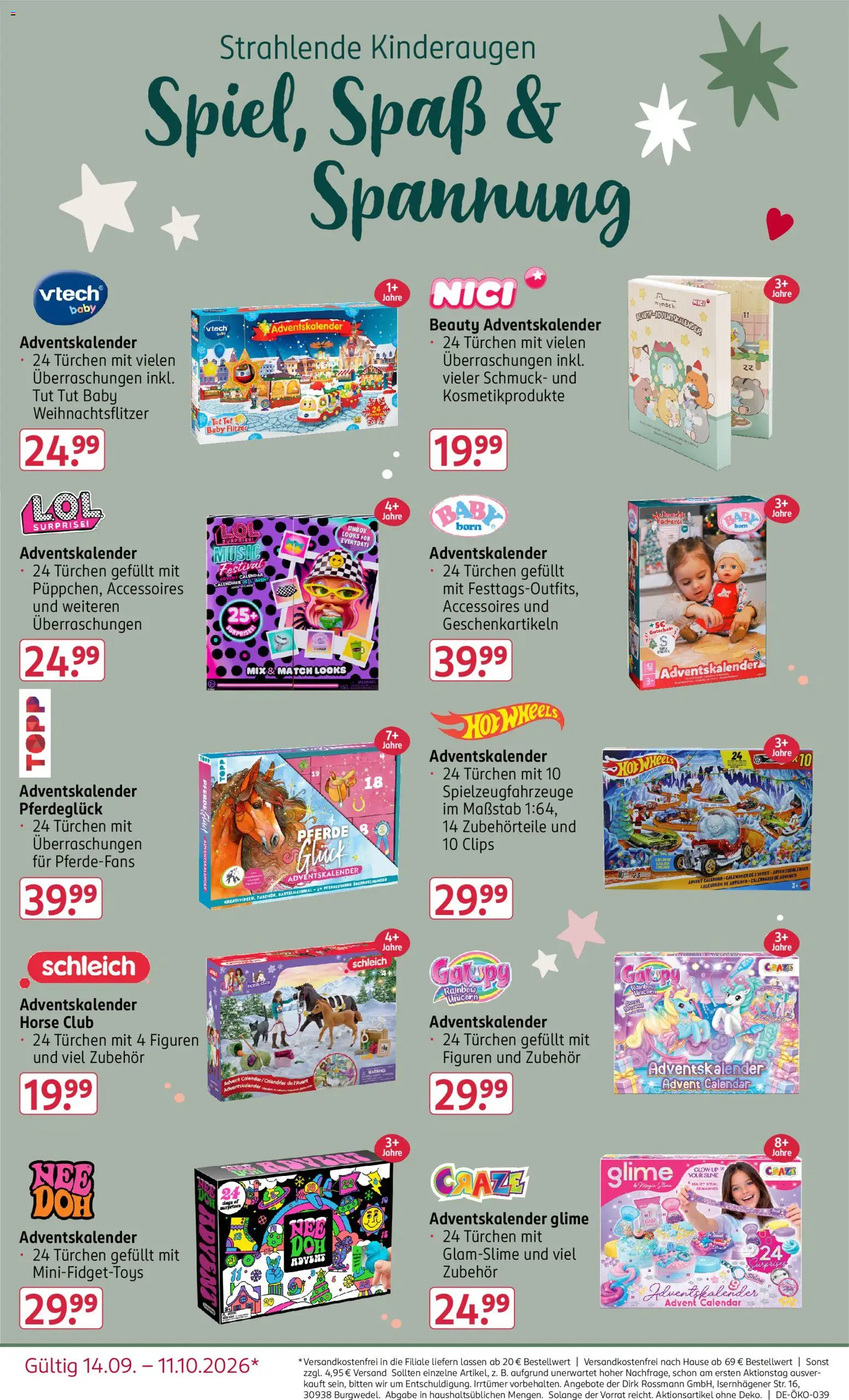 Rossmann Adventskalender – gültig ab 14.09.2026 | Seite: 7