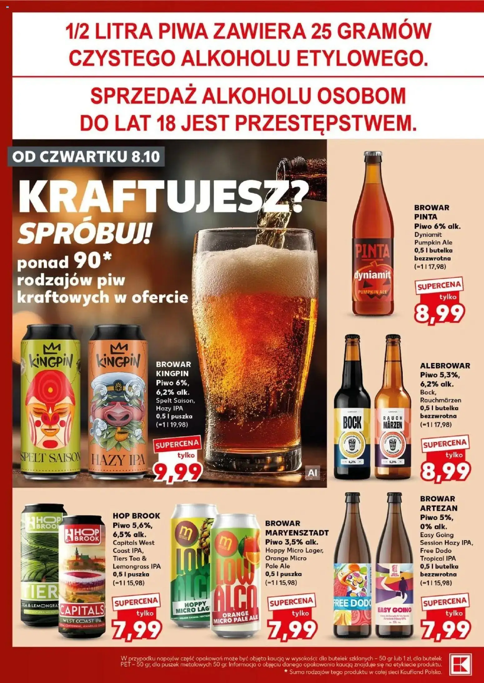Kaufland gazetka - Super sobota od 08.10.2026 - od jutra PDF | Strona: 26 | Produkty: Piwo