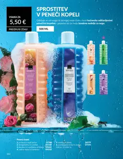 Avon katalog akcije – veljaven od 01.05.2026 | Stran: 162 | Izdelki: Kopel, Peneča kopel, Breskev
