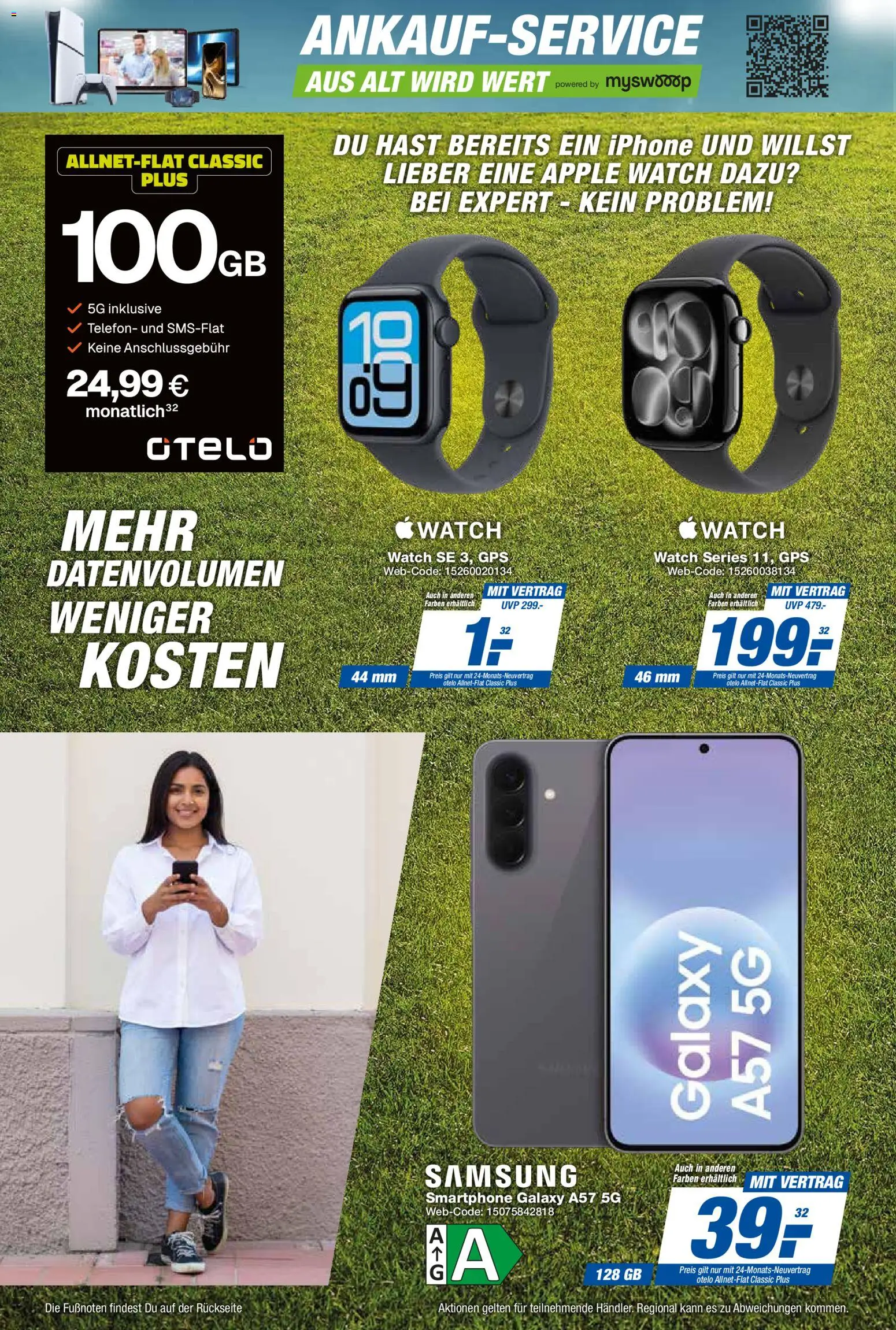 Expert Smarthphone Highlights im Mai – gültig ab 01.05.2026 | Seite: 20 | Produkte: Apple watch, Samsung, Apple, Telefon