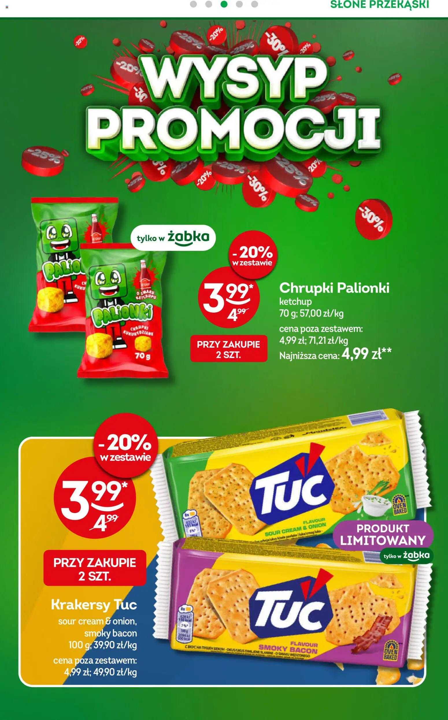 Żabka gazetka od 15.07.2026 | Strona: 32 | Produkty: Przekąski, Chrupki, Krakersy, Słone przekąski