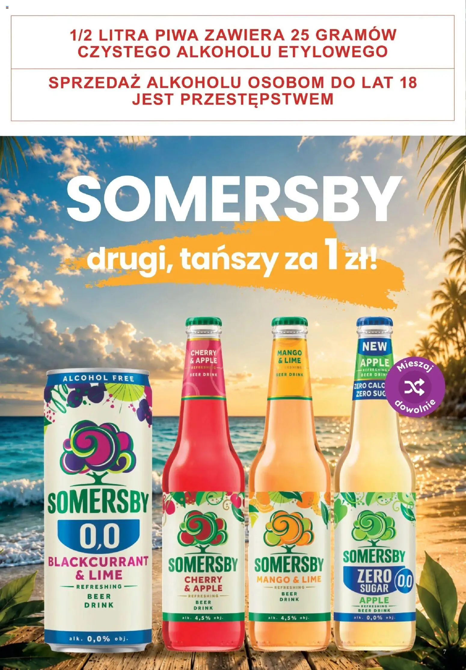 Dino gazetka - Weekendowe Okazje od 10.07.2026 | Strona: 7 | Produkty: Mango, Somersby