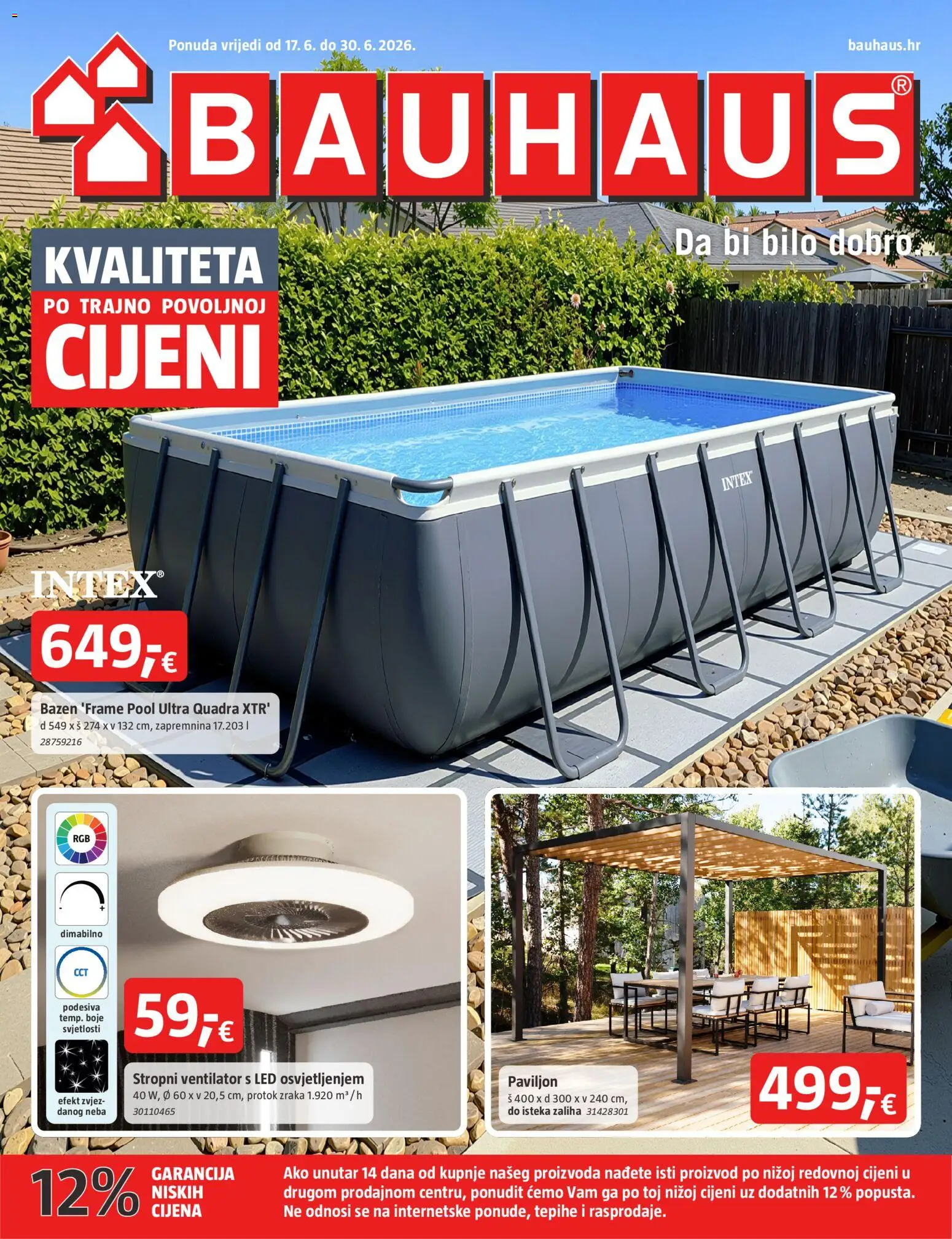 Bauhaus katalog | vrijedi od 17.06.2026 | Stranica: 1 | Proizvodi: Ventilator, Bazen, Stropni ventilator