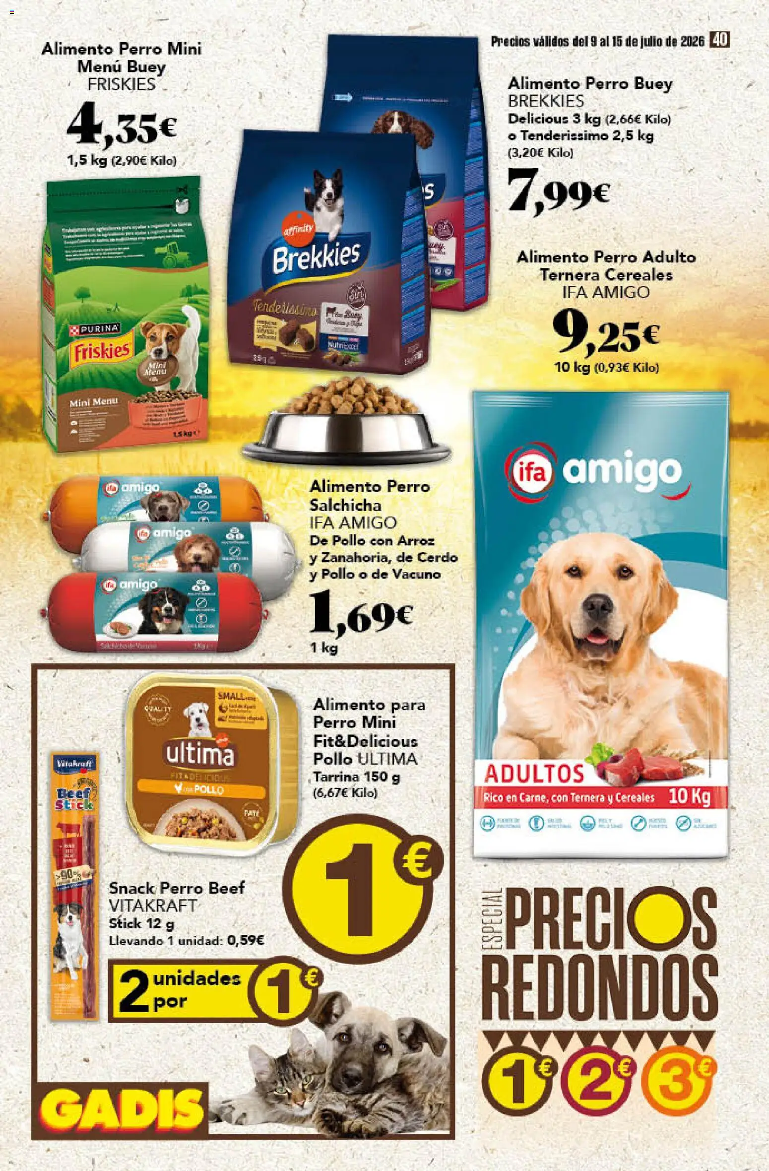 Gadis folleto │ válido desde el 09/07/2026 | Página: 40 | Productos: Cerdo, Arroz, Cereales