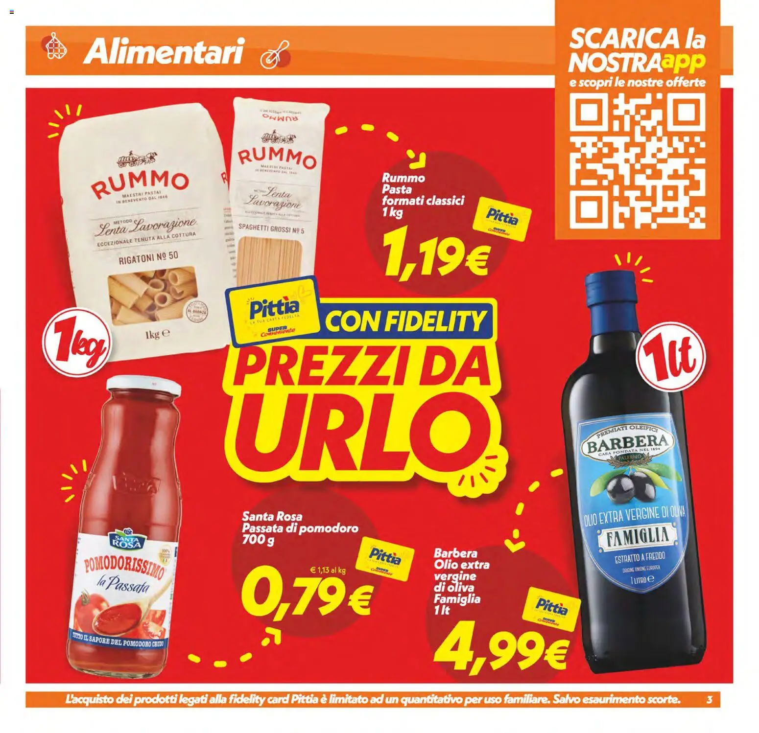 Volantino SuperConveniente del 10/07/2026 | Pagina: 3 | Prodotti: Olio, Pasta, Passata di pomodoro, Olio extra vergine